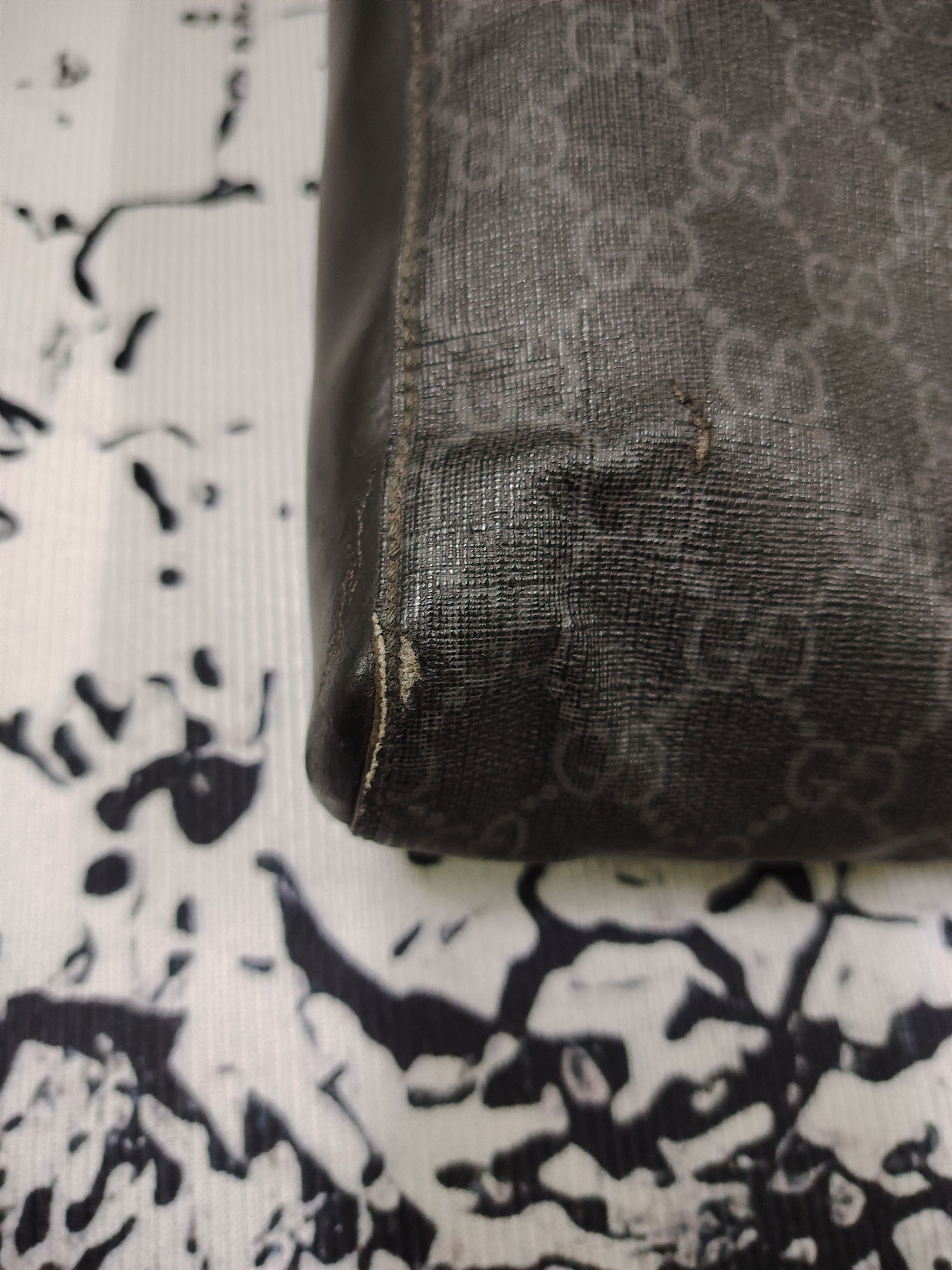 Gucci GUCCI DISTRESSED BAG MESSENGER MONOGRAM SUPREME GG Size ONE SIZE - 21 Thumbnail