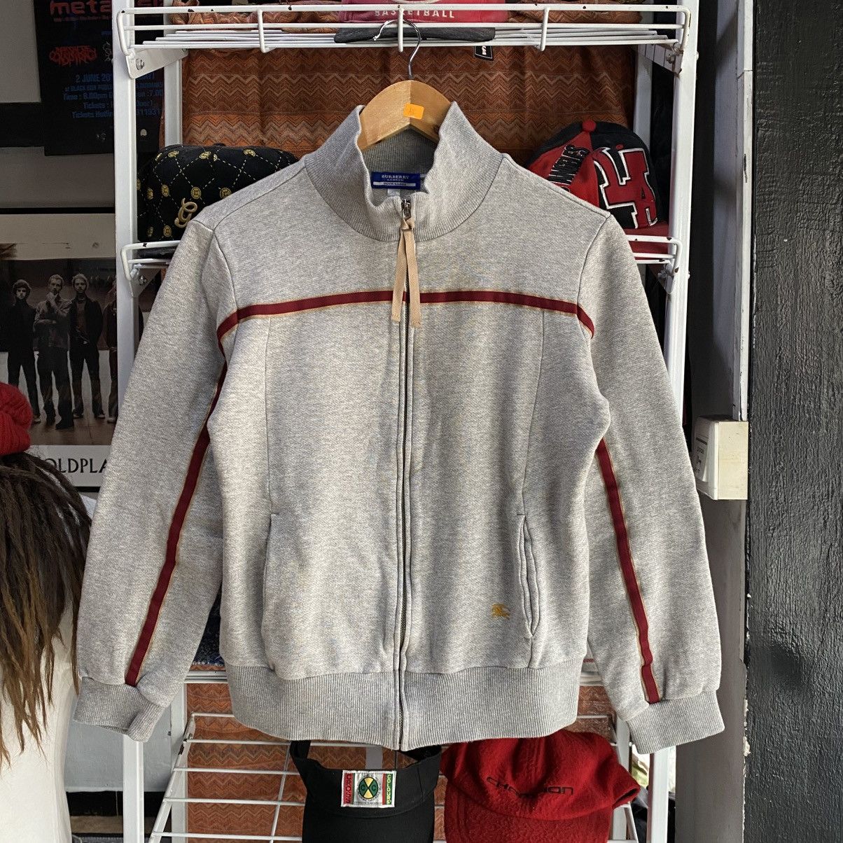vintage Burberry London Blue Label full zip-up sweater