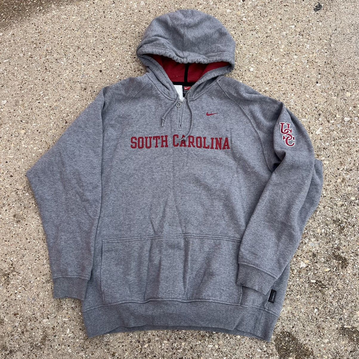 Nike × Vintage 2000s Nike South Carolina Uni Quarter Zip Size US XXL / EU 58 / 5 - 1 Thumbnail