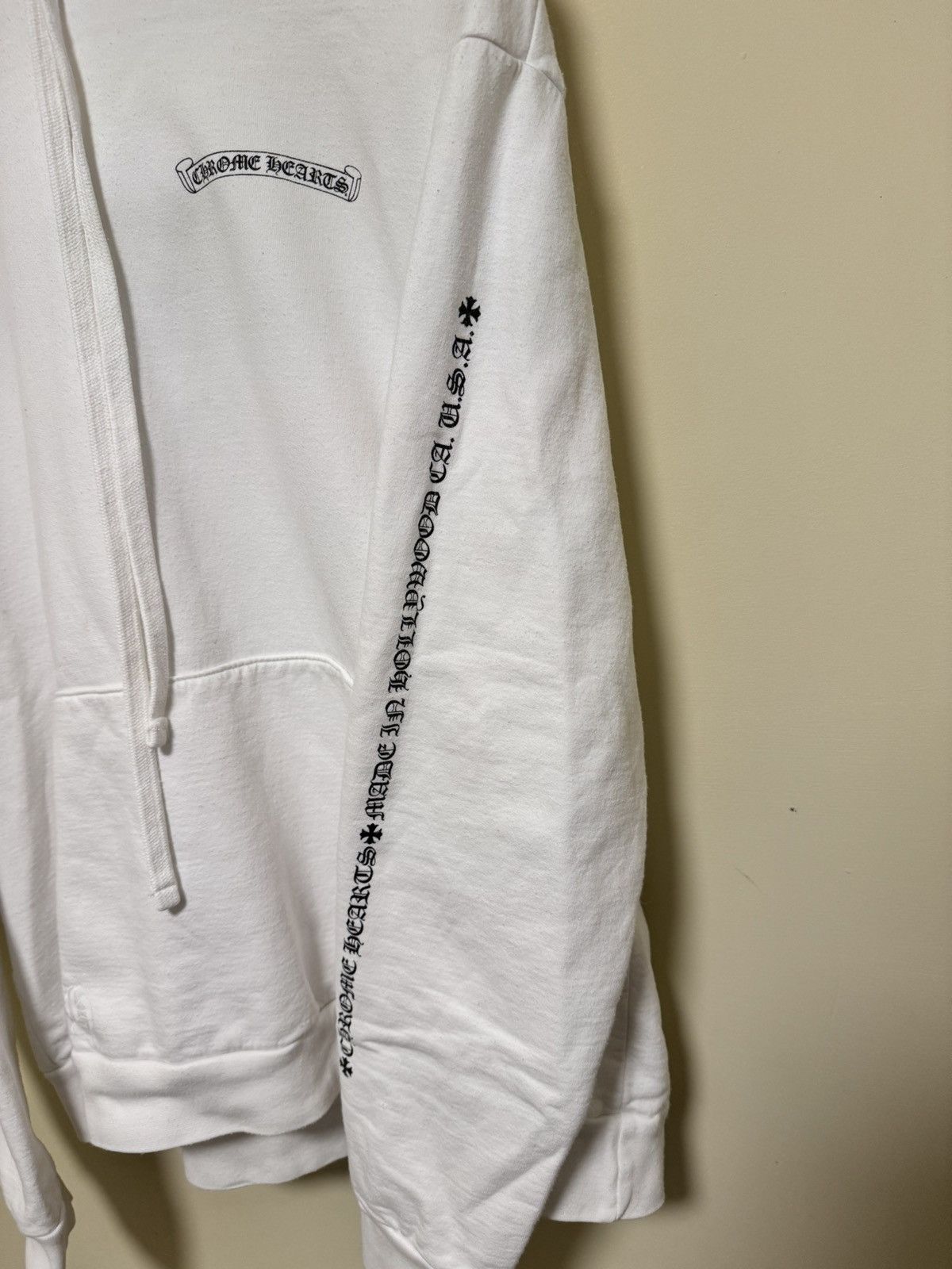 Chrome Hearts CHROME HEARTS HOLLYWOOD HOODIE WHT Size US M / EU 48-50 / 2 - 7 Thumbnail
