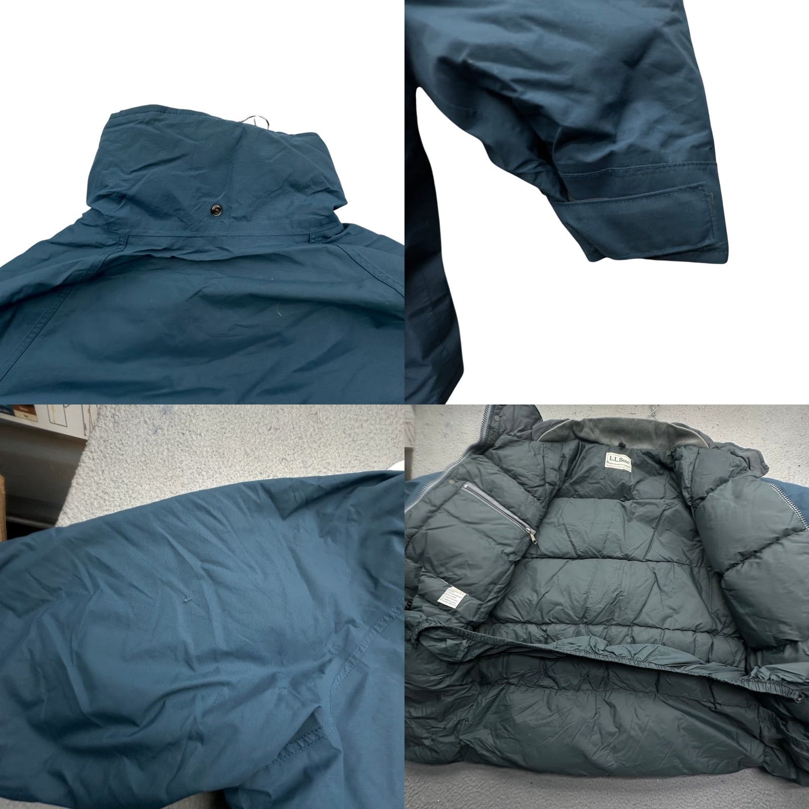 Vintage VINTAGE L.L. Bean Maine Wardens Parka Gore-Tex Jacket Mens XL Blue Parka Jacket Zip NO HOOD 80s 90s Mens Size US XL / EU 56 / 4 - 8 Thumbnail