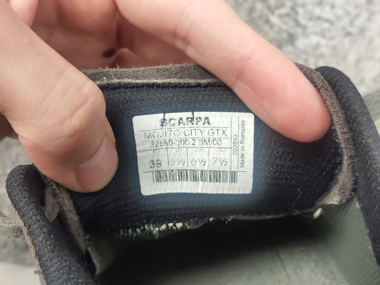 Vibram Scarpa Unisex Mojito City gore tex Sneaker Leather Shoes Size US 6.5 / EU 39-40 - 22 Thumbnail