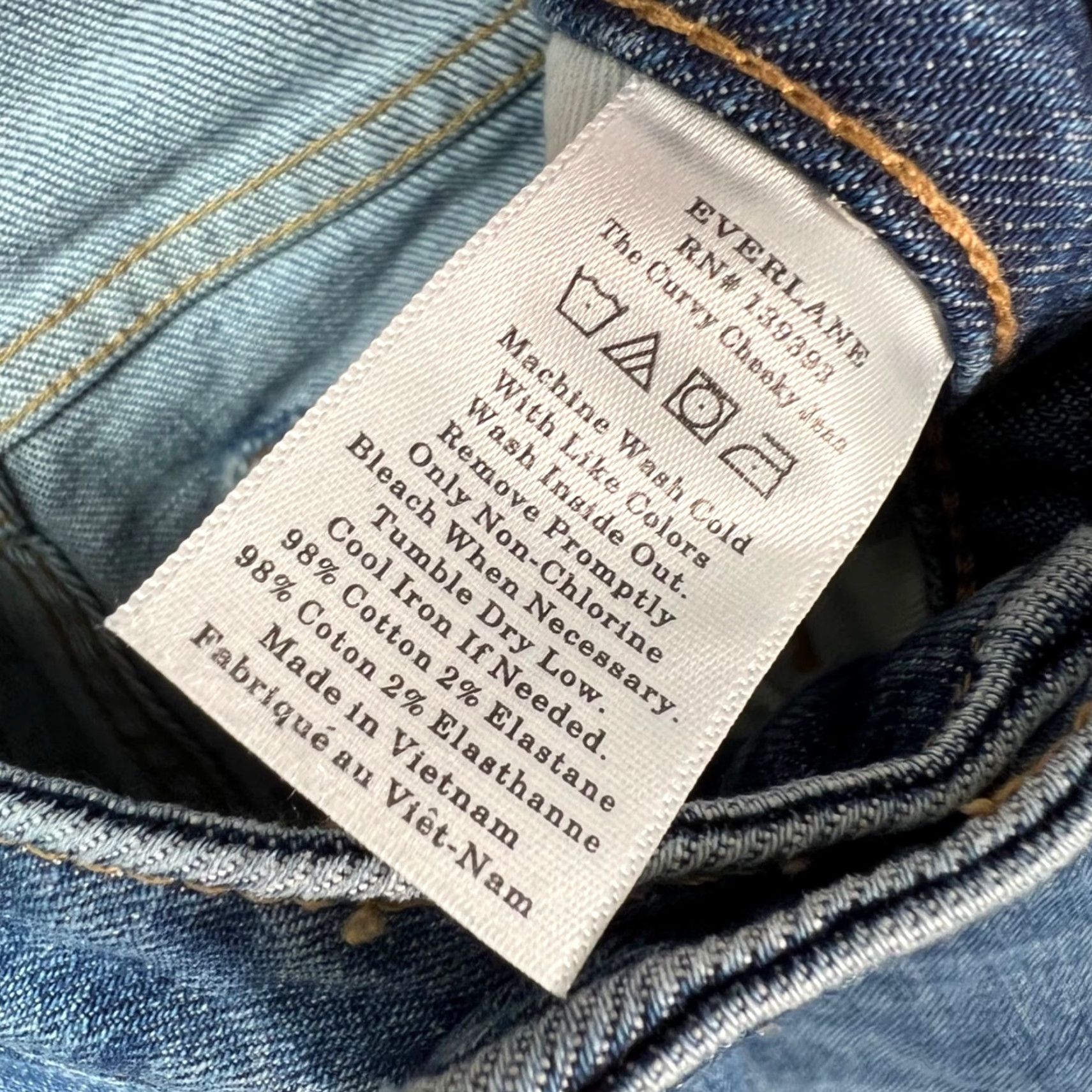Everlane Everlane Jeans 28 Denim High-Waist Ankle Blue 5-Pocket Womens Size 28" / US 6 / IT 42 - 4 Thumbnail