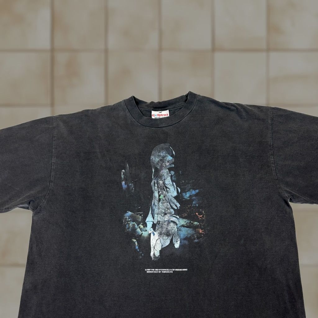 Vintage VINTAGE Evangelion Temraw Rei Tee Shirt Men 2XL Black Short Sleeve Tee Shirt Mens XXL Size US XXL / EU 58 / 5 - 1 Thumbnail