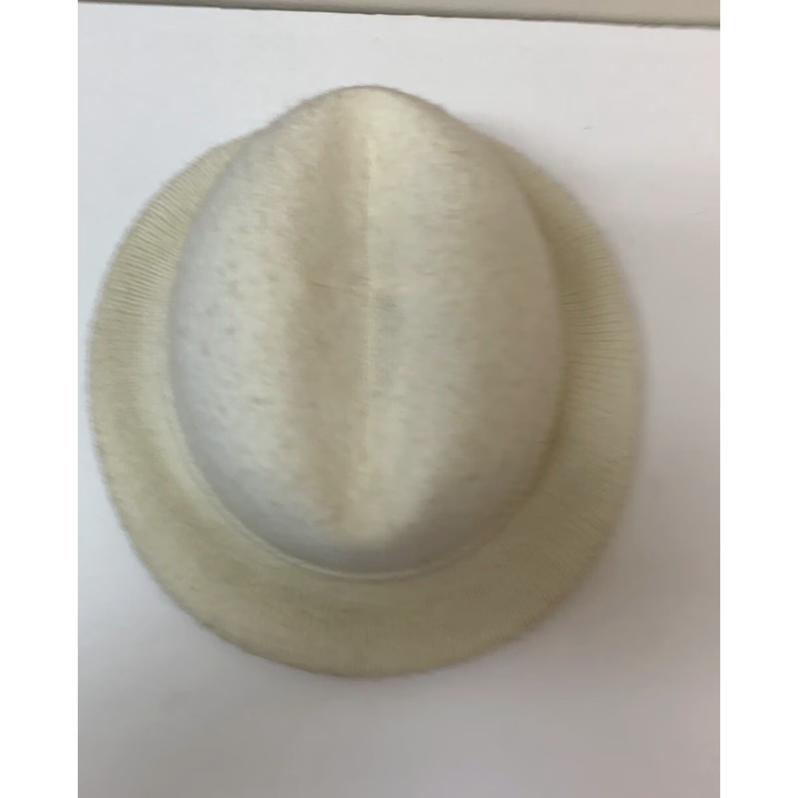 Vintage VINTAGE Vintage Knit Bucket Hat Fedora Winter White WPL 7647 ONE SIZE Made USA Wool Blend Women Wool Knit Casual Hats Mens Women Girls Size ONE SIZE - 2 Thumbnail