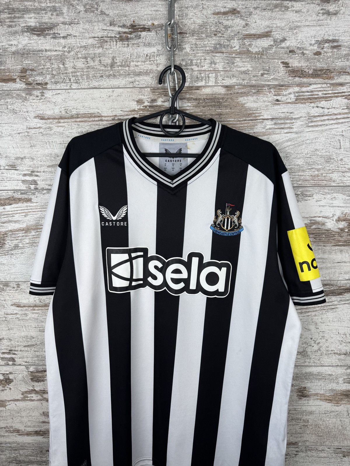Castore × Vintage Mens Vintage Castore New Castle T-shirt soccer jersey tee Size US XL / EU 56 / 4 - 2 Thumbnail