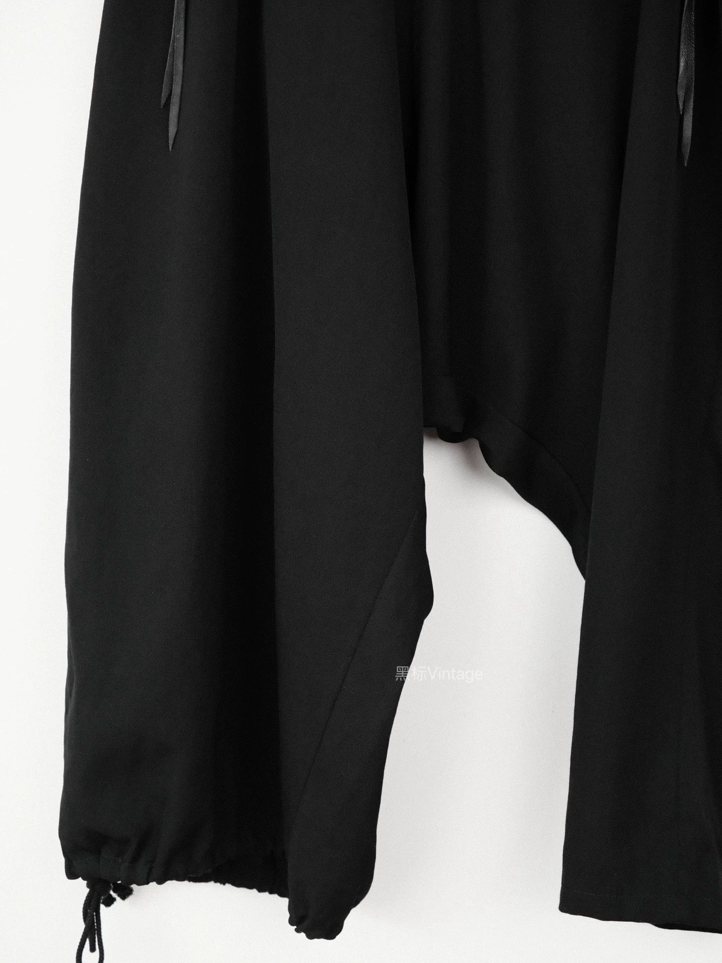 Yohji Yamamoto Yohji Yamamoto 20AW Vtg Leather Cord Asym Skirt Pants Size US 32 / EU 48 - 4 Thumbnail