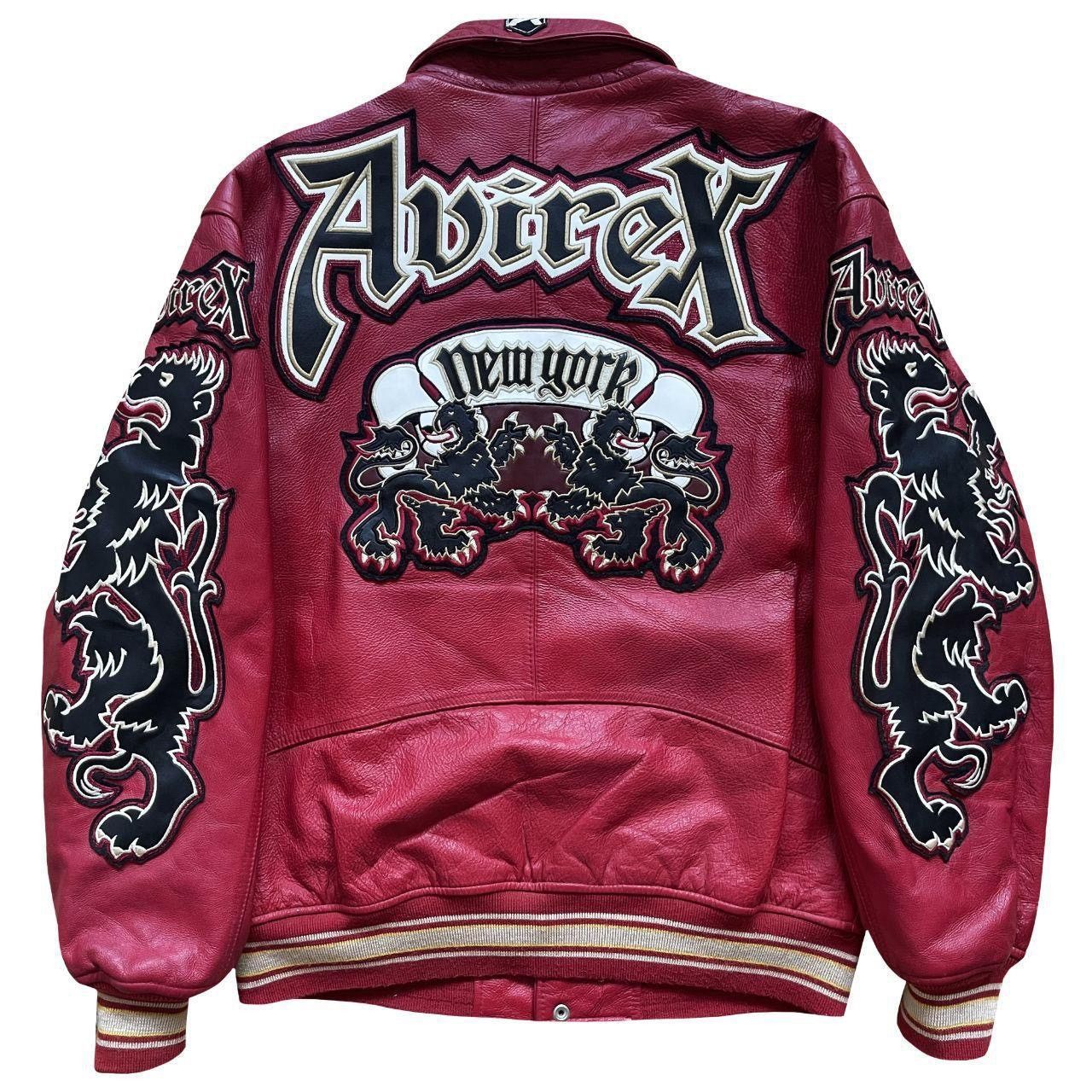 Avirex Avirex Lions Leather Varsity Jacket Size US L / EU 52-54 / 3 - 1 Thumbnail