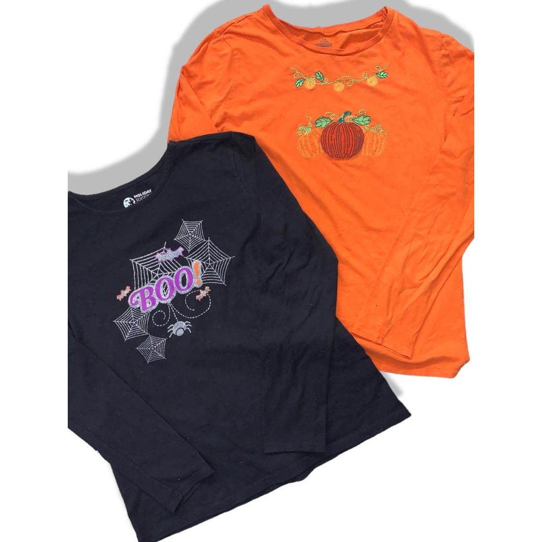 Other VINTAGE Y2K Halloween Shirt Embroidery Pumpkin Long Sleeve Size S / US 4 / IT 40 - 5 Thumbnail