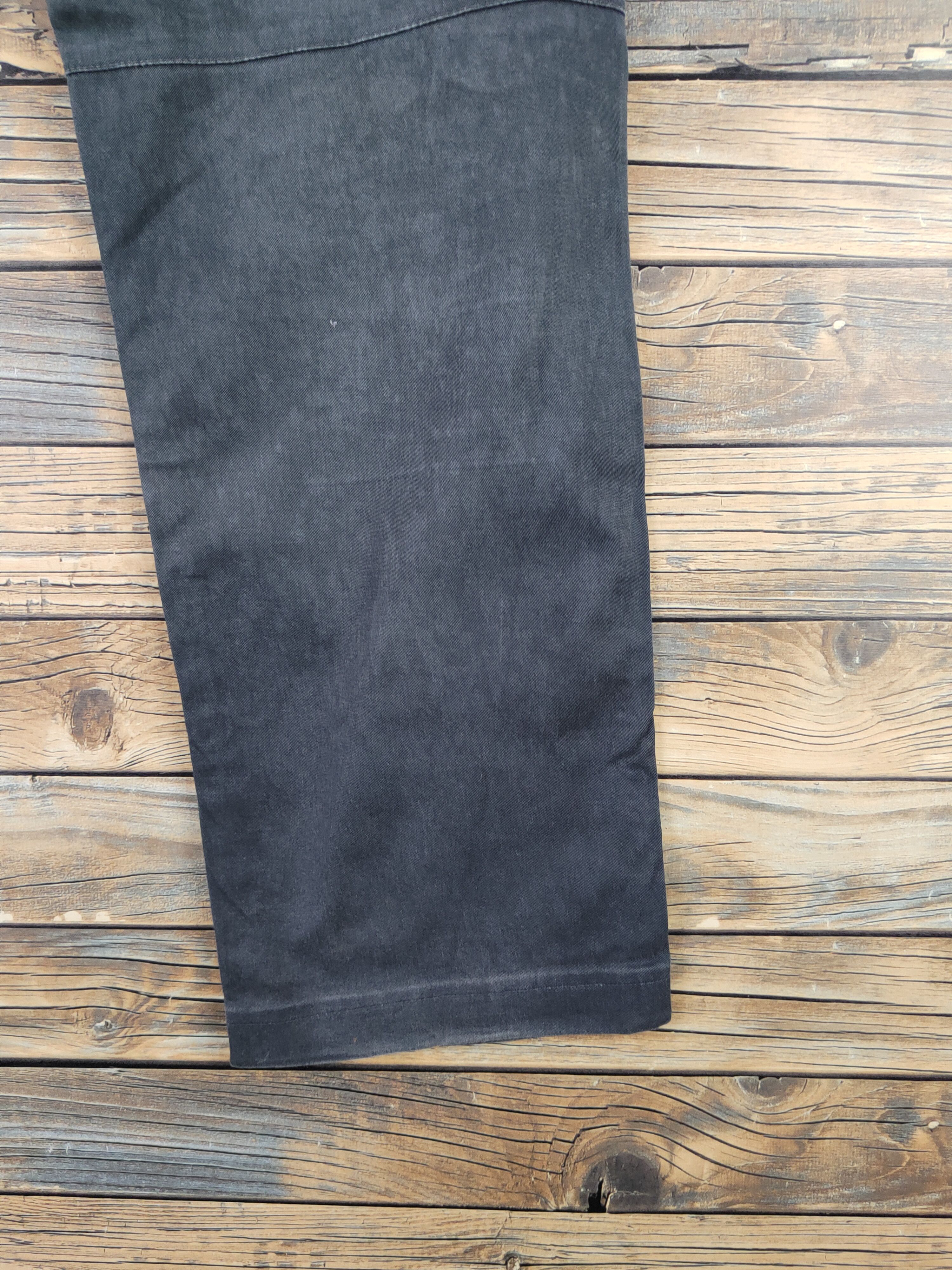 Japanese Brand DL Gladiator Black Faded Multipocket Cargo Pants #2345 Size 34" / US 12 / IT 48 - 11 Thumbnail