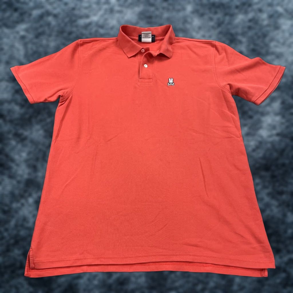 Psycho Bunny Psycho Bunny Polo Shirt Mens XL Red Solid 100% Pima Cotton Logo Polo Shirt Casual Mens XL Red Size US XL / EU 56 / 4 - 1 Thumbnail