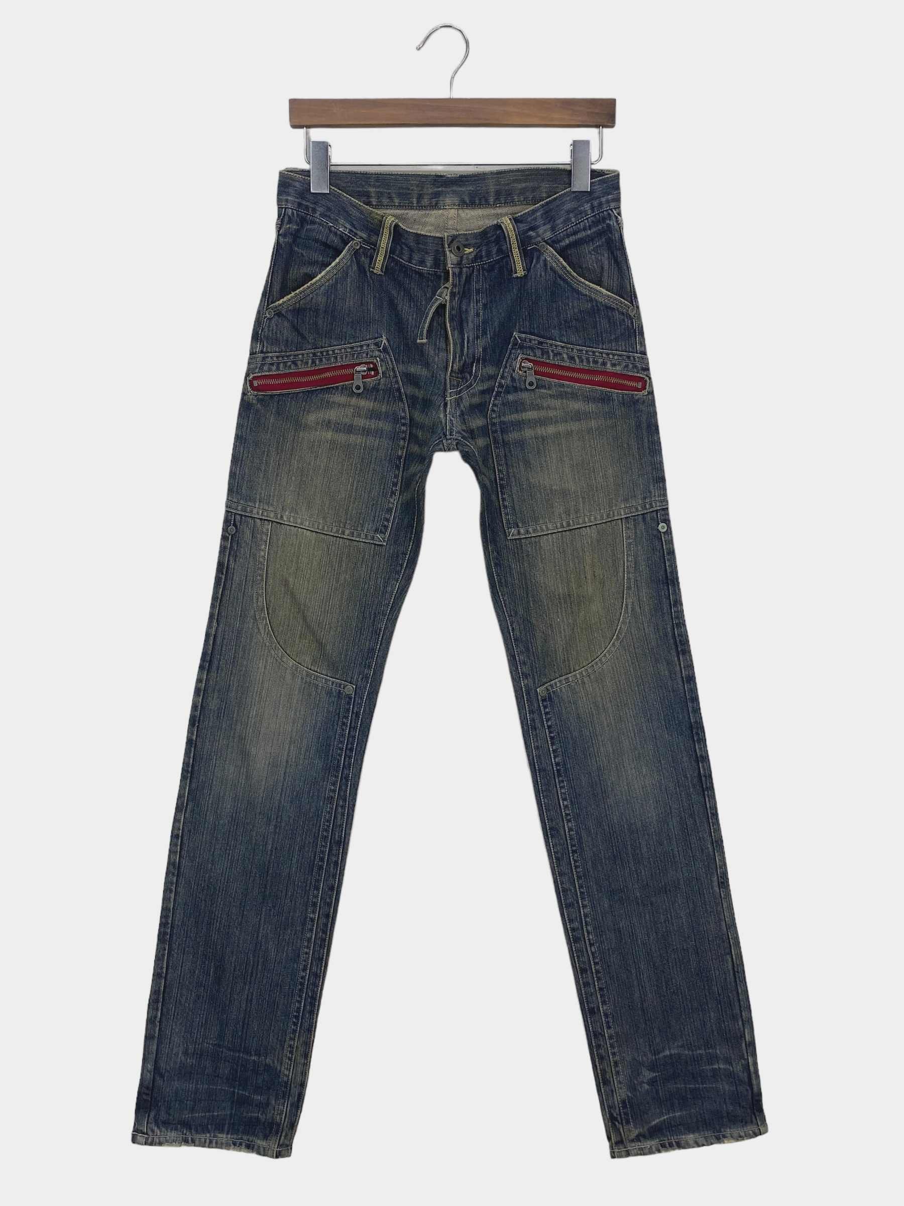 Japanese Brand Difference by Rupert Jeans Straight Leg Punk Pants Size US 29 - 1 Thumbnail