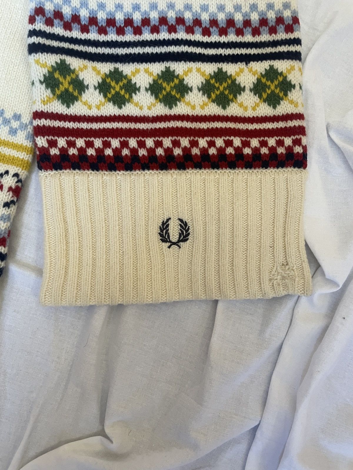 Fred Perry Fred Perry Knit Scarf Size ONE SIZE - 4 Thumbnail