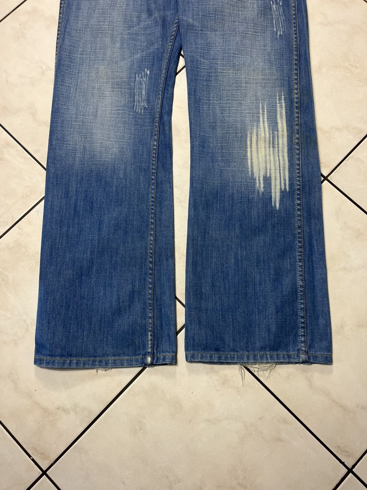 Diesel × Vintage Vintage Diesel moorix y2k distressed denim jeans baggy pants Size US 32 / EU 48 - 5 Thumbnail