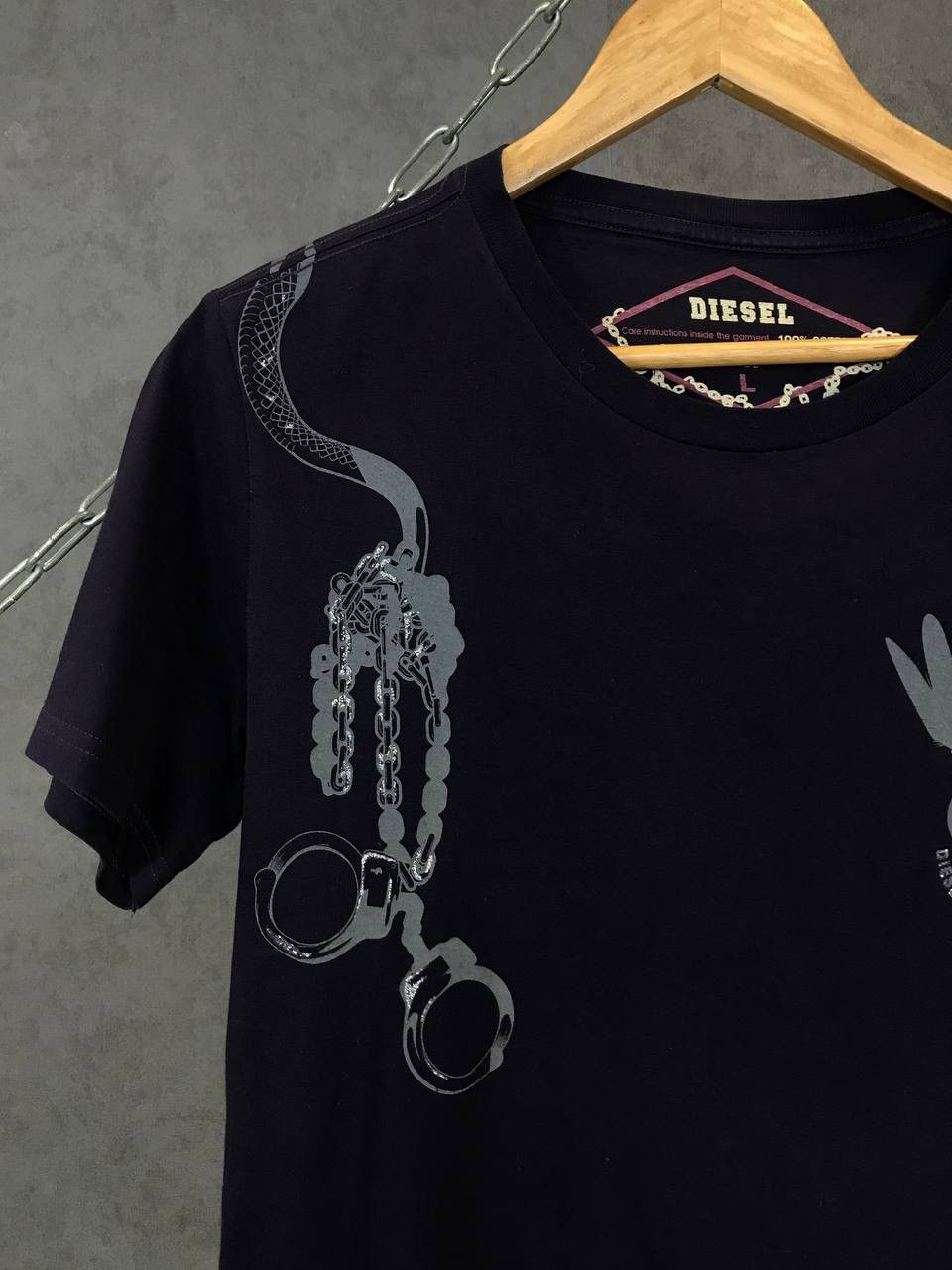 Diesel Diesel Snake Squad designer art tee Size US L / EU 52-54 / 3 - 4 Thumbnail
