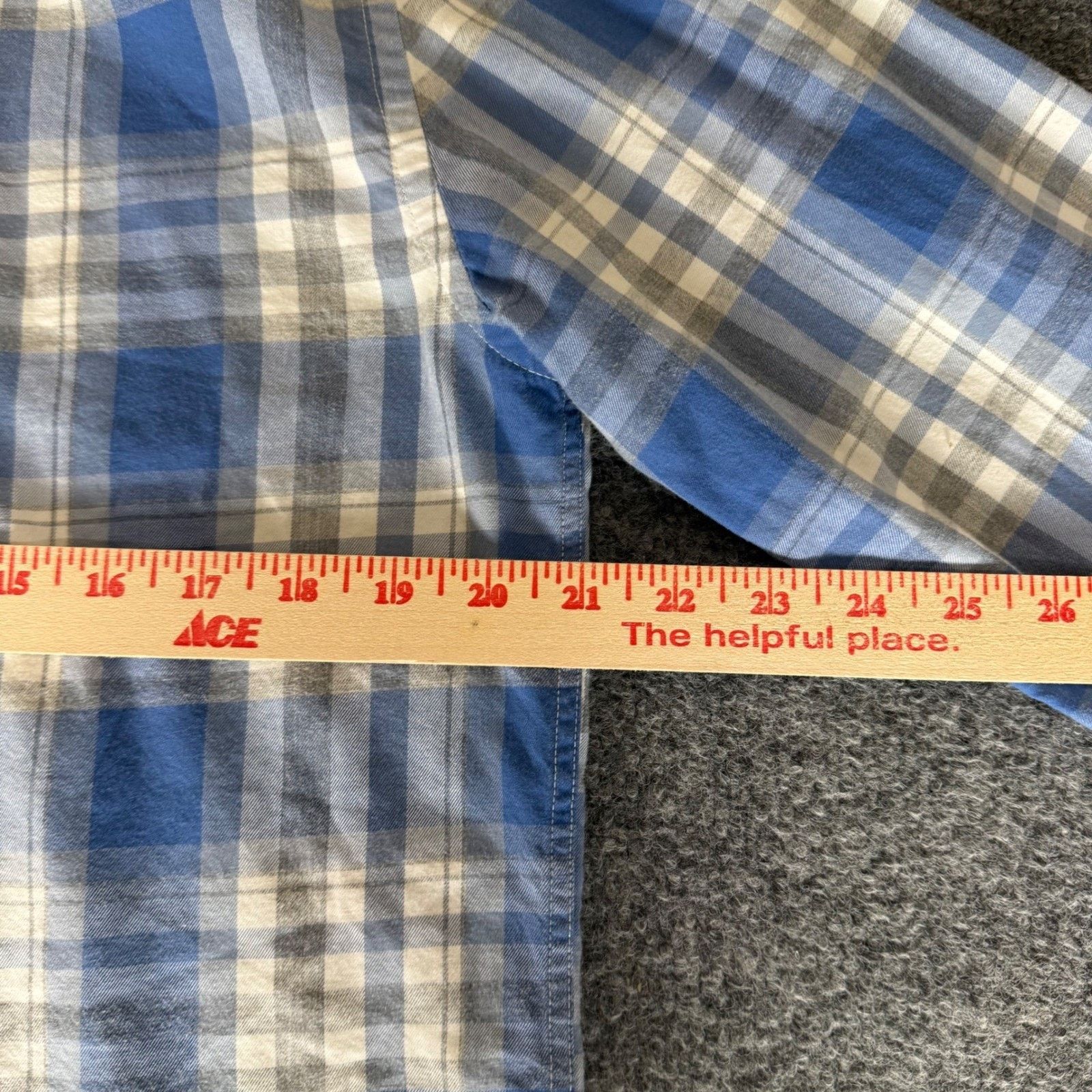UNTUCKit UNTUCKit Shirt Mens Medium Slim Fit Blue Plaid Wrinkle Free Size US M / EU 48-50 / 2 - 5 Thumbnail
