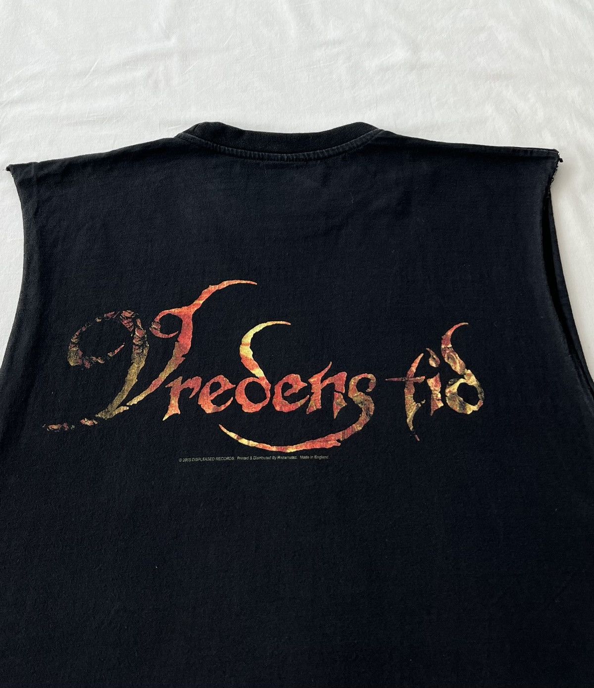 Band Tees Vintage 2005 Manegarm Vredens Tid Black Tank Top T-shirt Size US L / EU 52-54 / 3 - 15 Thumbnail