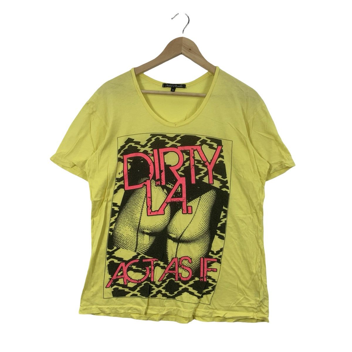 Other MALCHICK & DEVOTCHKA Dirty La Act As If Tee Shirt Top Punk Size US M / EU 48-50 / 2 - 3 Thumbnail