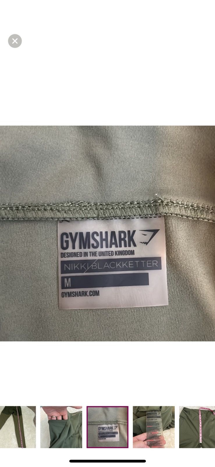 Gymshark Gymshark x nikki blackketter medium dynamic leggings Size 30" / US 8 / IT 44 - 9 Thumbnail