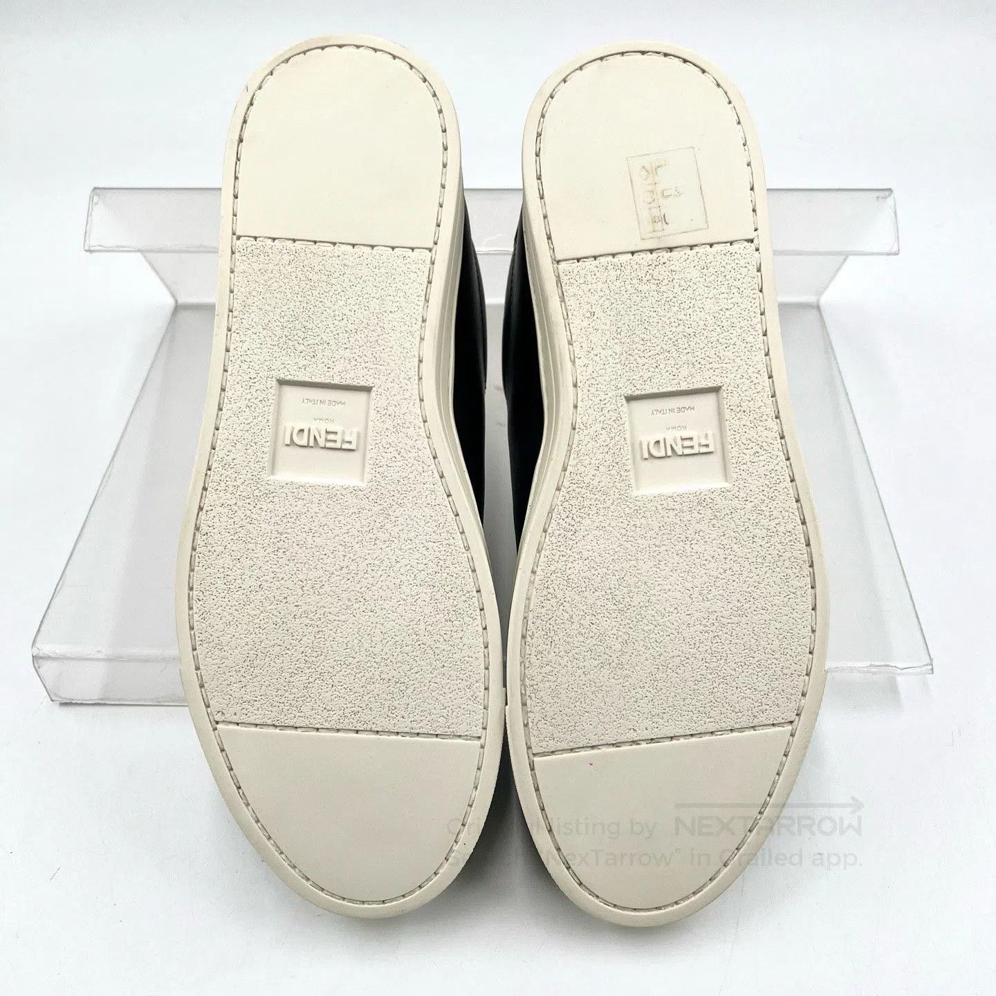 Fendi Fendi Black Leather Slip-On Low-Top Shoes. Size US 6.5 / IT 36.5 - 7 Thumbnail
