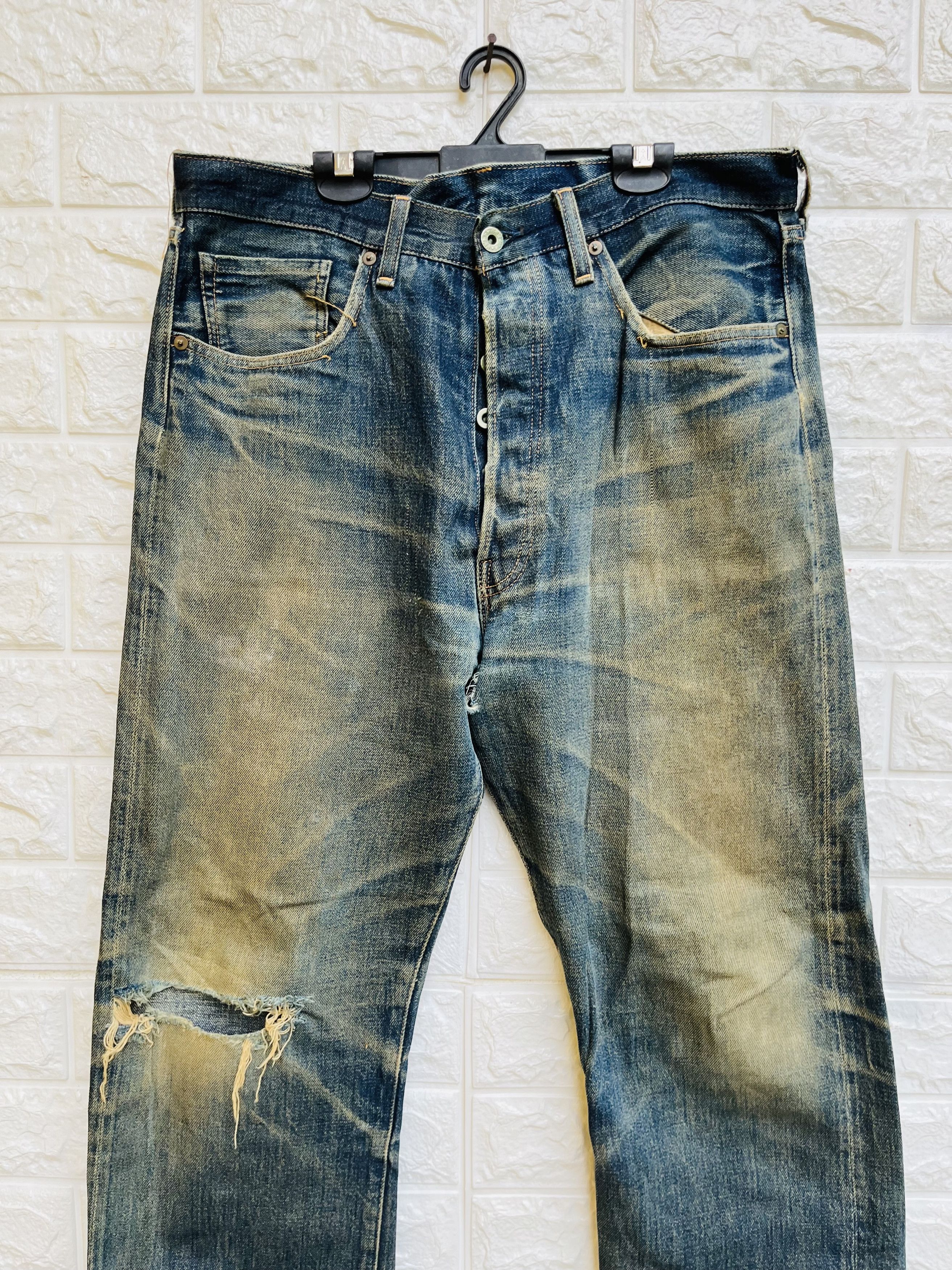 Levi's Vintage Clothing Vintage WW2 Levis True Vintage Reissue Fashion Style Size US 33 - 3 Thumbnail