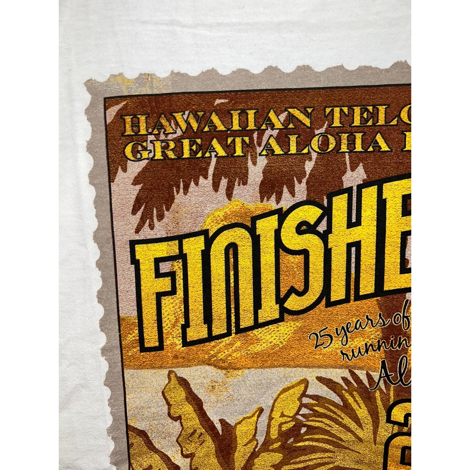 Fruit Of The Loom Vintage Hawaii Postal Shirt Hawaiian Telcom Aloha Run Tee XL Size US XL / EU 56 / 4 - 3 Thumbnail