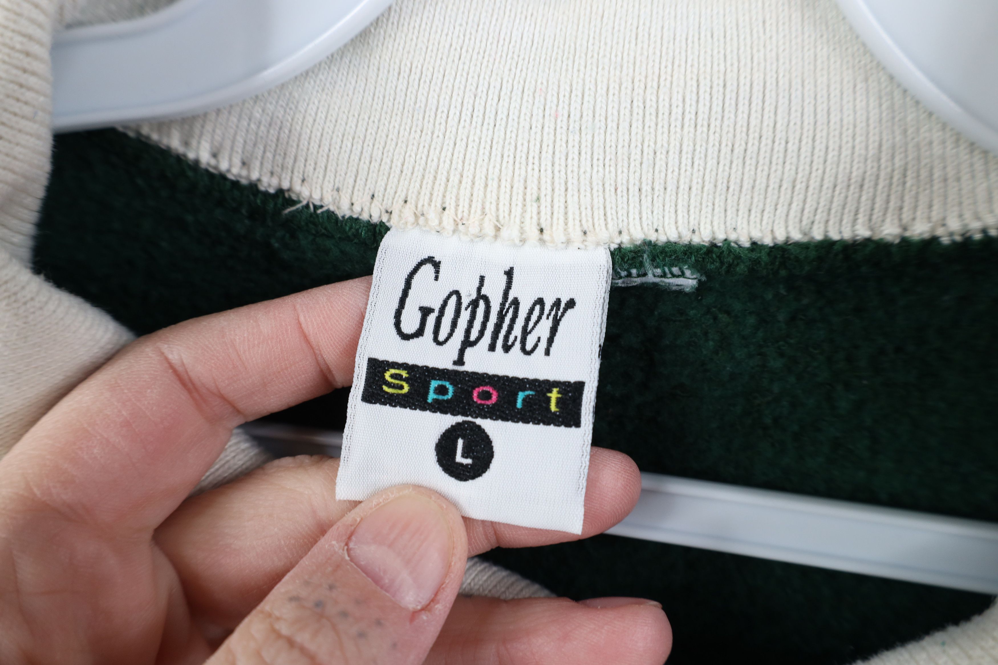 Vintage Vintage 90s Streetwear Apple Orchard Collared Sweatshirt USA Size L / US 10 / IT 46 - 10 Thumbnail