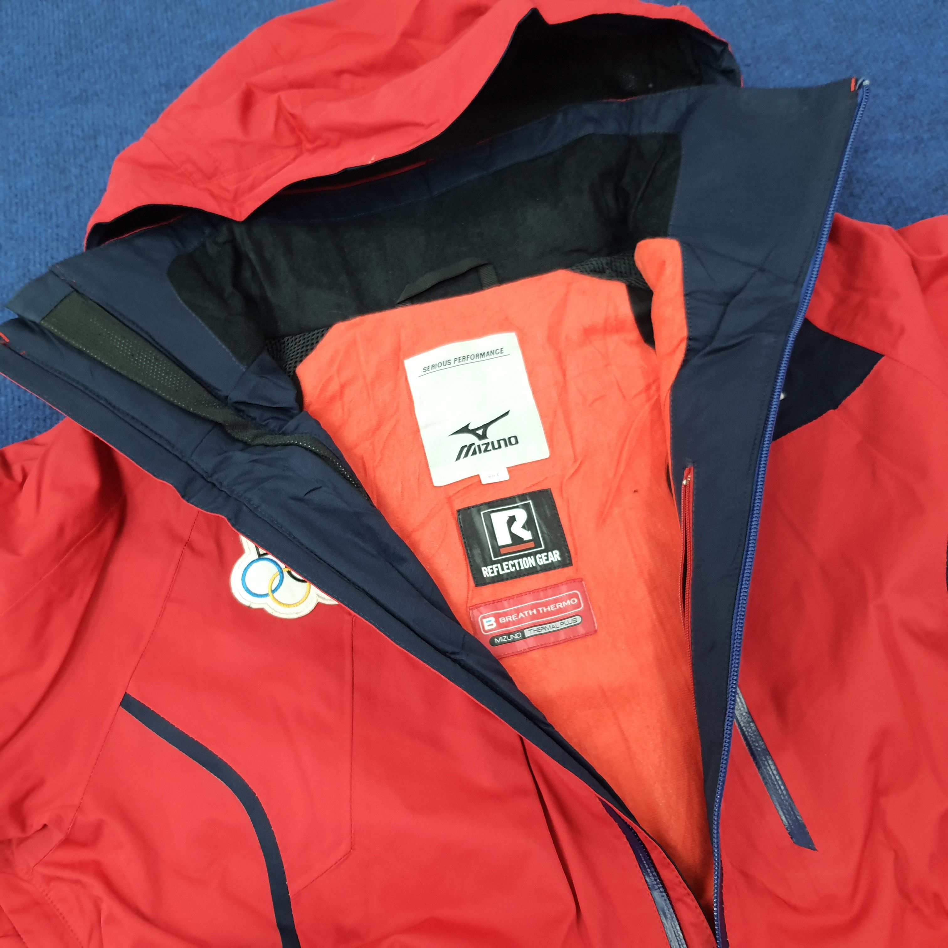 Mizuno Vintage Mizuno Olympic Japan Thermal Plus Jacket C264N12 Size US L / EU 52-54 / 3 - 7 Thumbnail