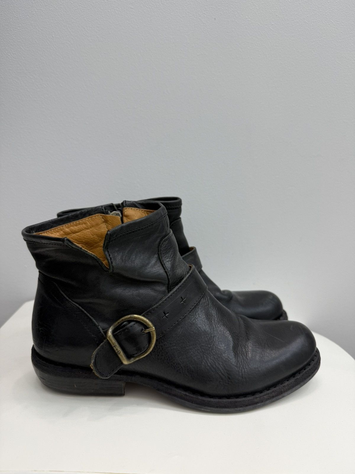 Fiorentini + Baker Handmade Leather Buckle Artisan Boots