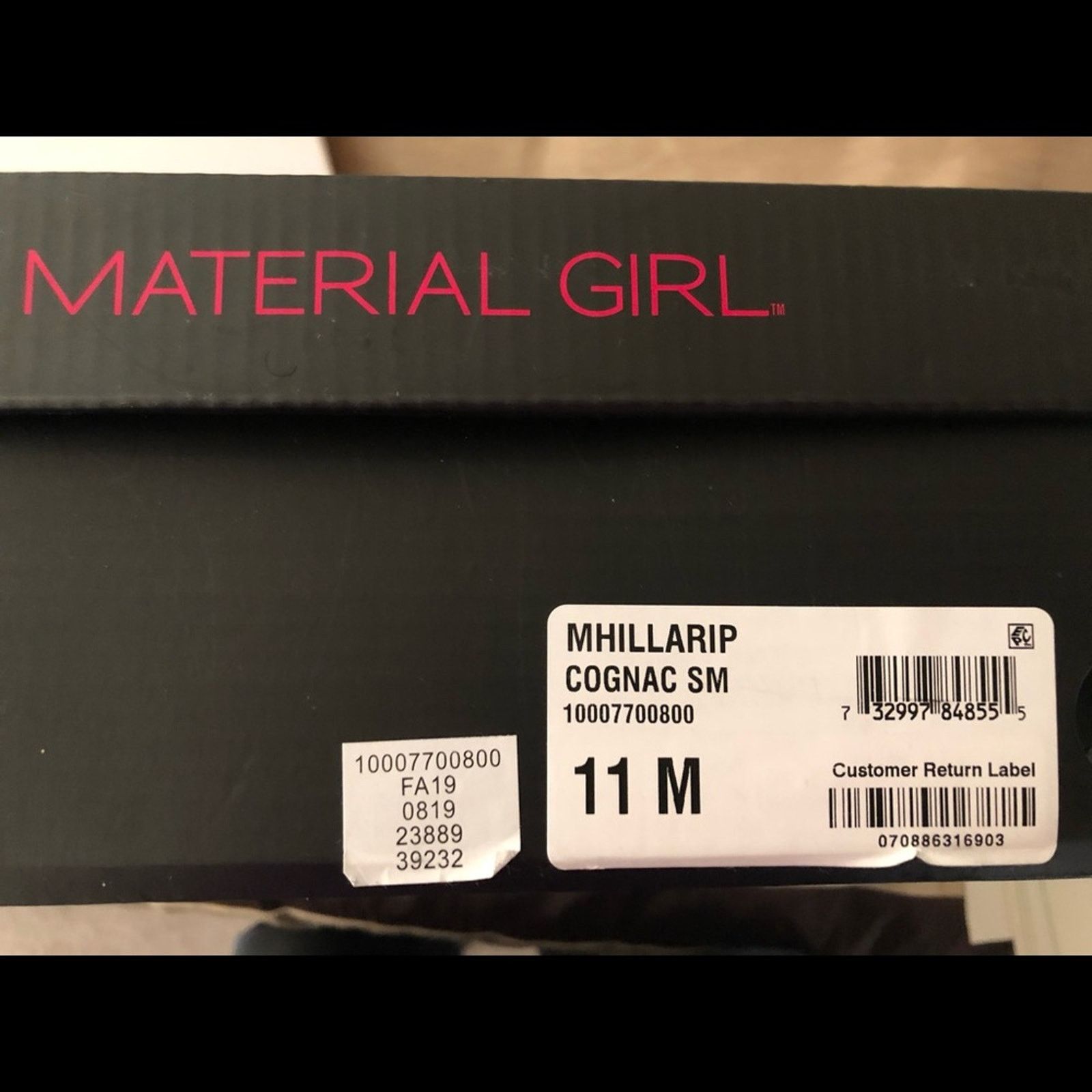 Other Material Girl Women’s Hillari Leather Booties. New in Box. Size US 11 / IT 41 - 7 Thumbnail
