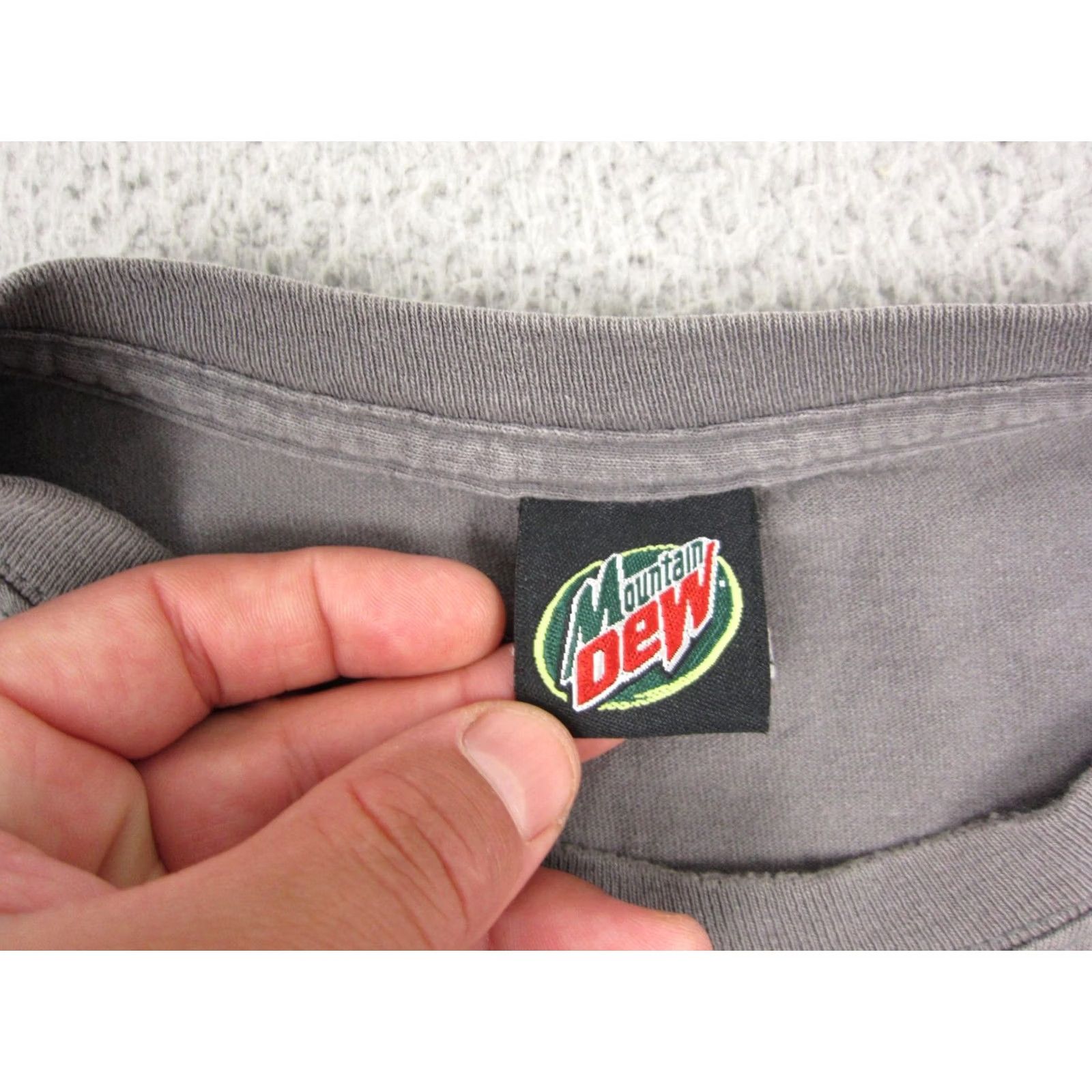Vintage VINTAGE Mountain Dew Shirt Adult XL Gray Mens Soda It'll Tickle 90s Size US XL / EU 56 / 4 - 5 Thumbnail