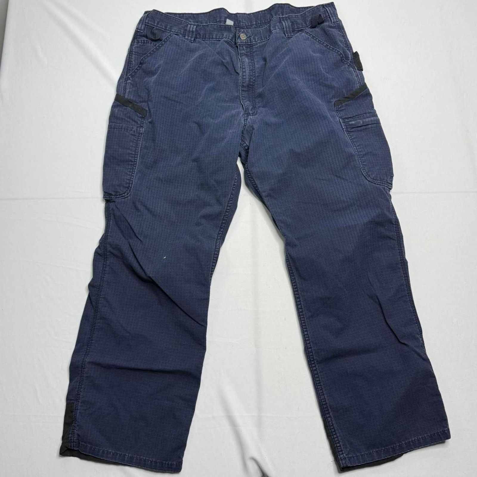 Carhartt Cahartt Navy Blue Cargo Pants Size 42x32 Size US 42 / EU 58 - 1 Thumbnail