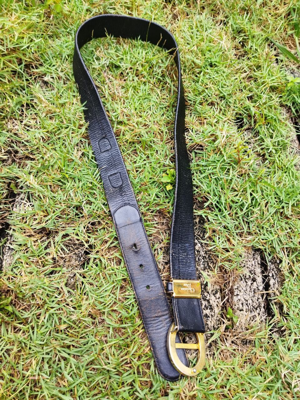 Christian Dior Monsieur Vintage Christian Dior Leather Belt Size ONE SIZE - 10 Thumbnail