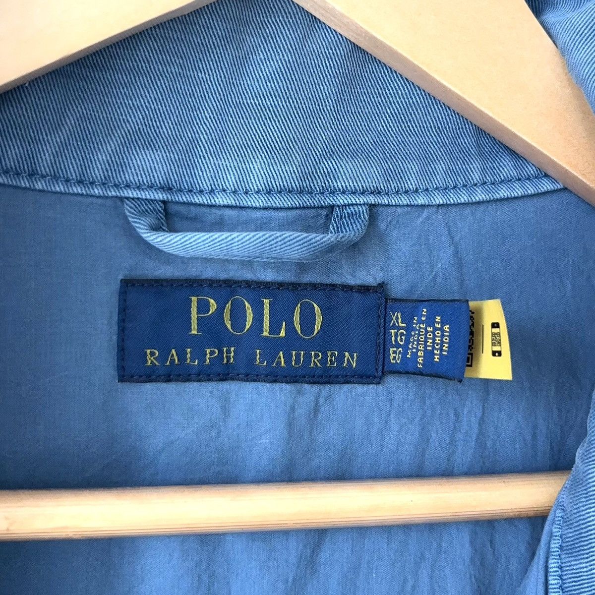 Polo Ralph Lauren Montauk Chino Jacket Garment Dyed Bomber Windbreaker Size US XL / EU 56 / 4 - 5 Thumbnail