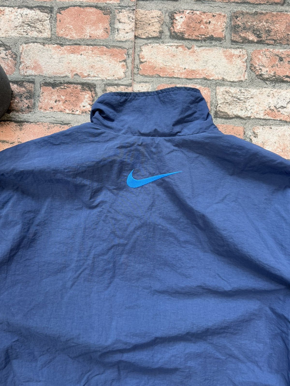 Nike × Vintage 90’s NIKE RARE MULTI BIG Y2K RETRO LOGO SWOOSH NYLON JACKET Size US M / EU 48-50 / 2 - 6 Thumbnail