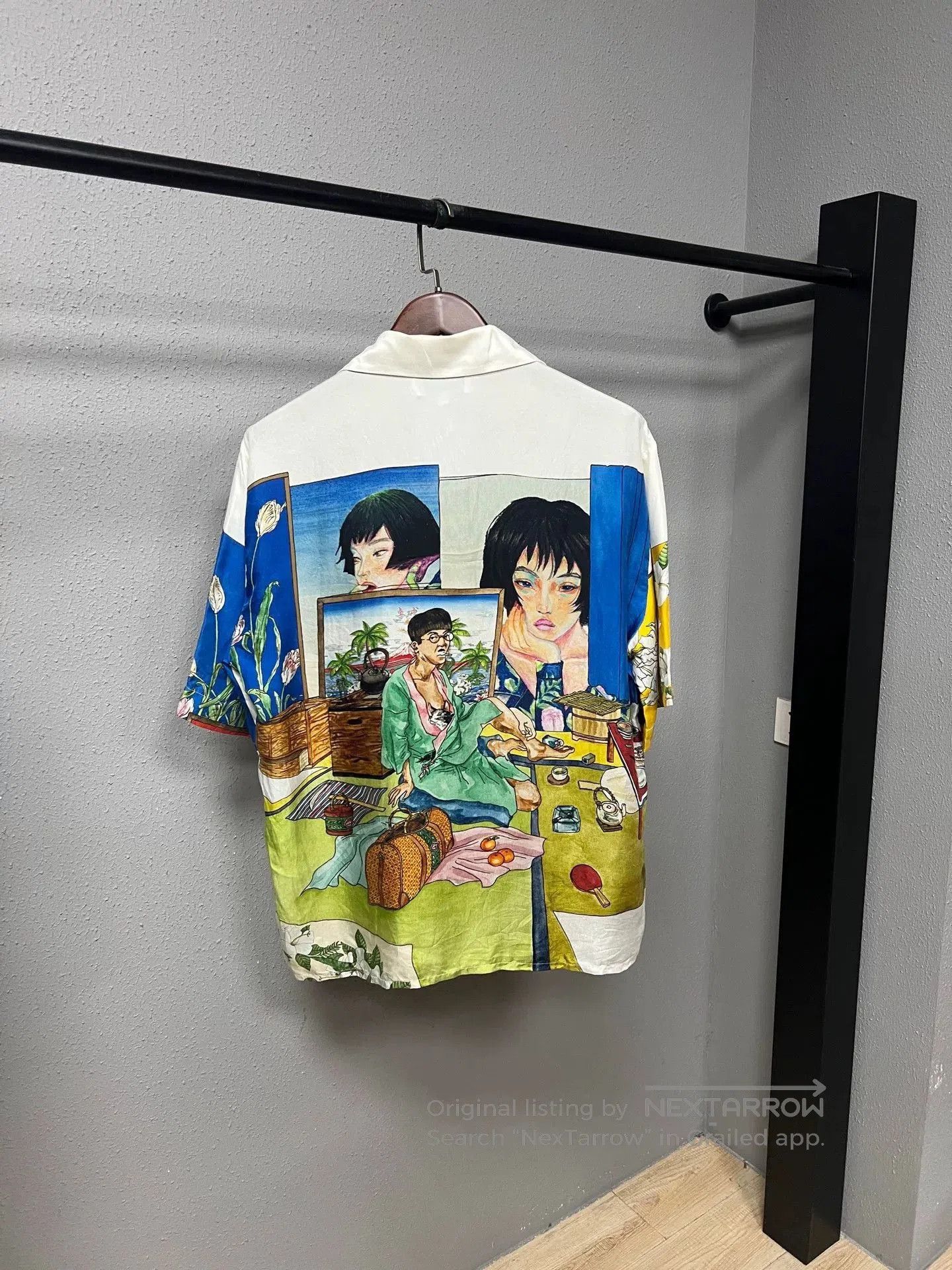 Casablanca Casablanca Short Sleeve Shirt with Illustrations. Size US M / EU 48-50 / 2 - 2 Thumbnail