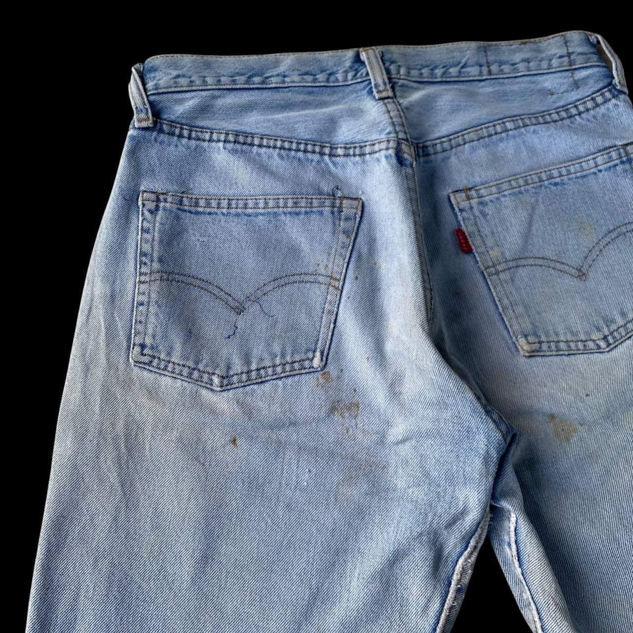 Levi's Vintage Clothing RARE 60s LEVI'S 501 REDLINE SINGLE DIGIT "6" BUTTON Size US 29 - 15 Thumbnail