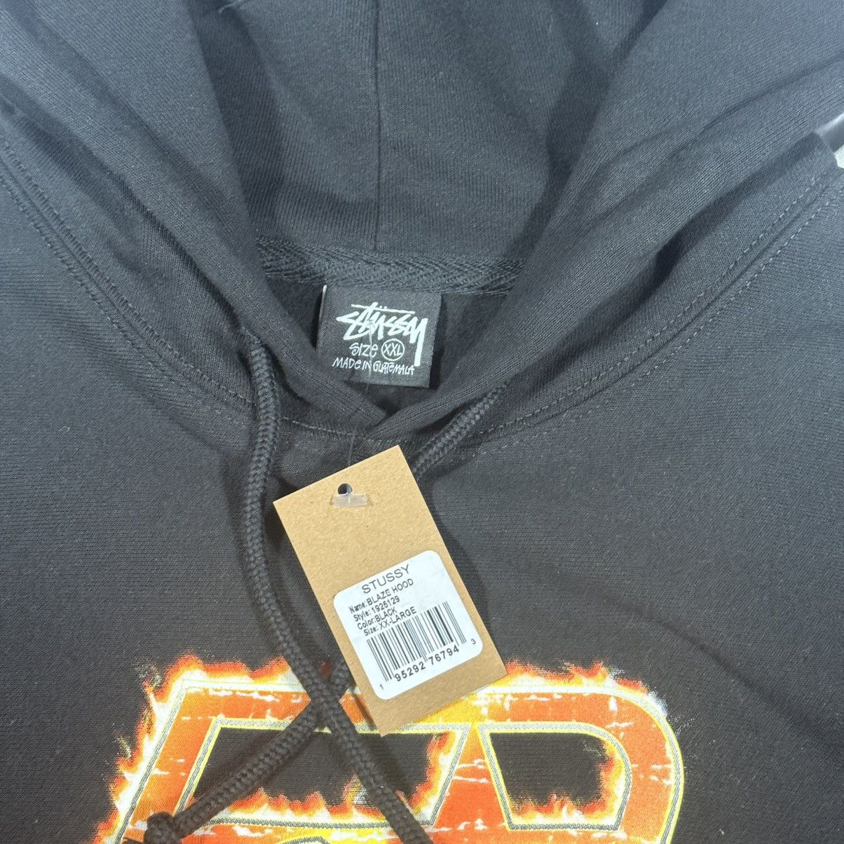 Stussy Blaze Logo Hood Size US XXL / EU 58 / 5 - 5 Thumbnail