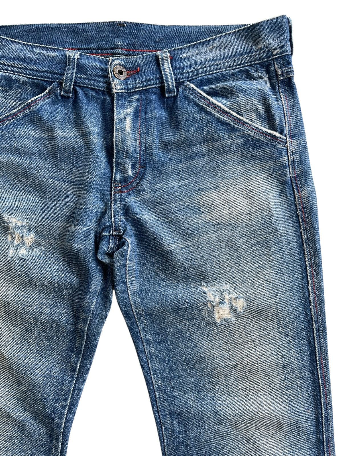 Diesel Diesel Distressed Flared Denim Size 29" - 4 Thumbnail