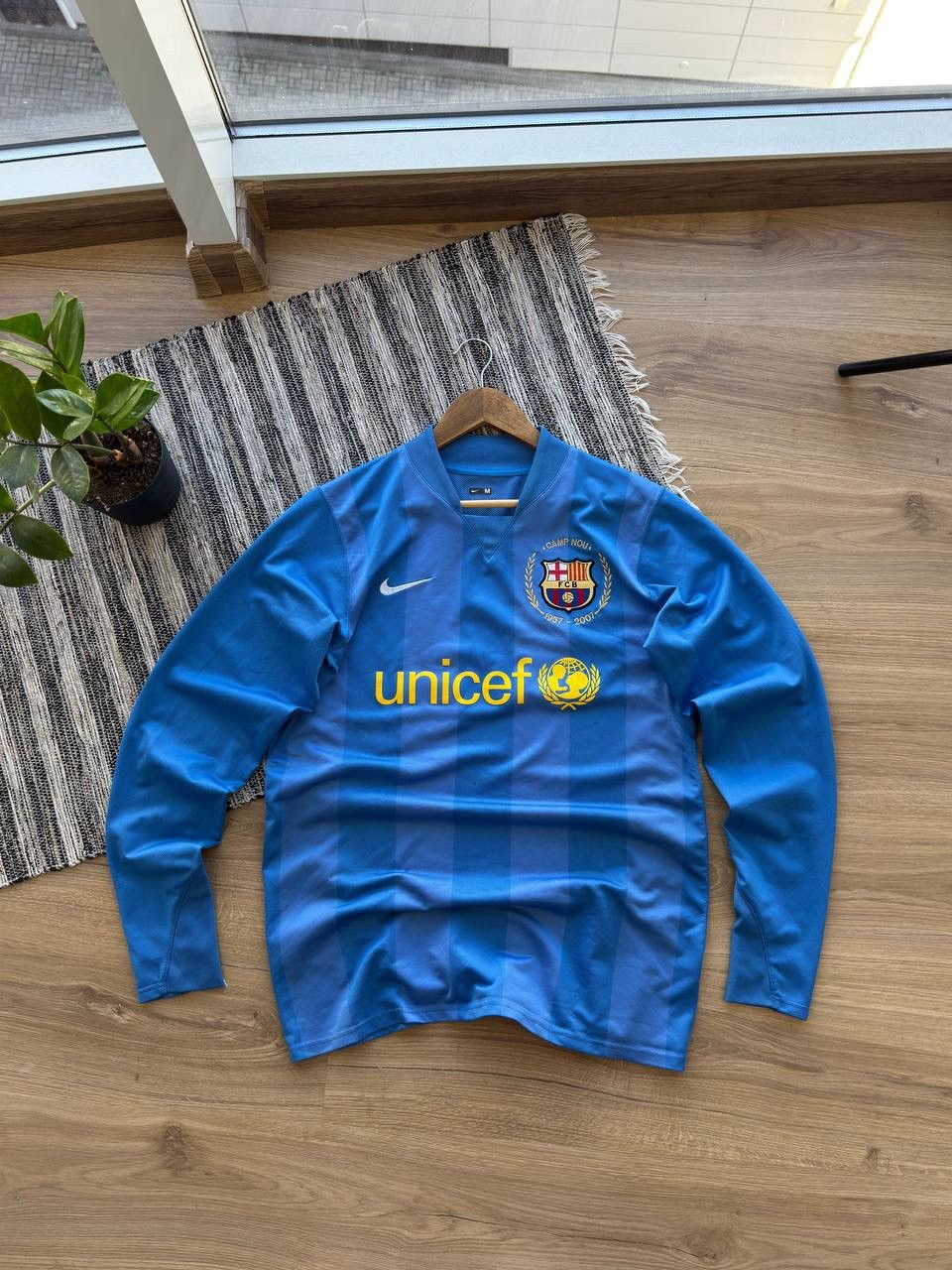 Nike BARCELONA NIKE CAMP NOU 2007-08 SHIRT JERSEY PLAYER ISSUE Size US M / EU 48-50 / 2 - 1 Thumbnail
