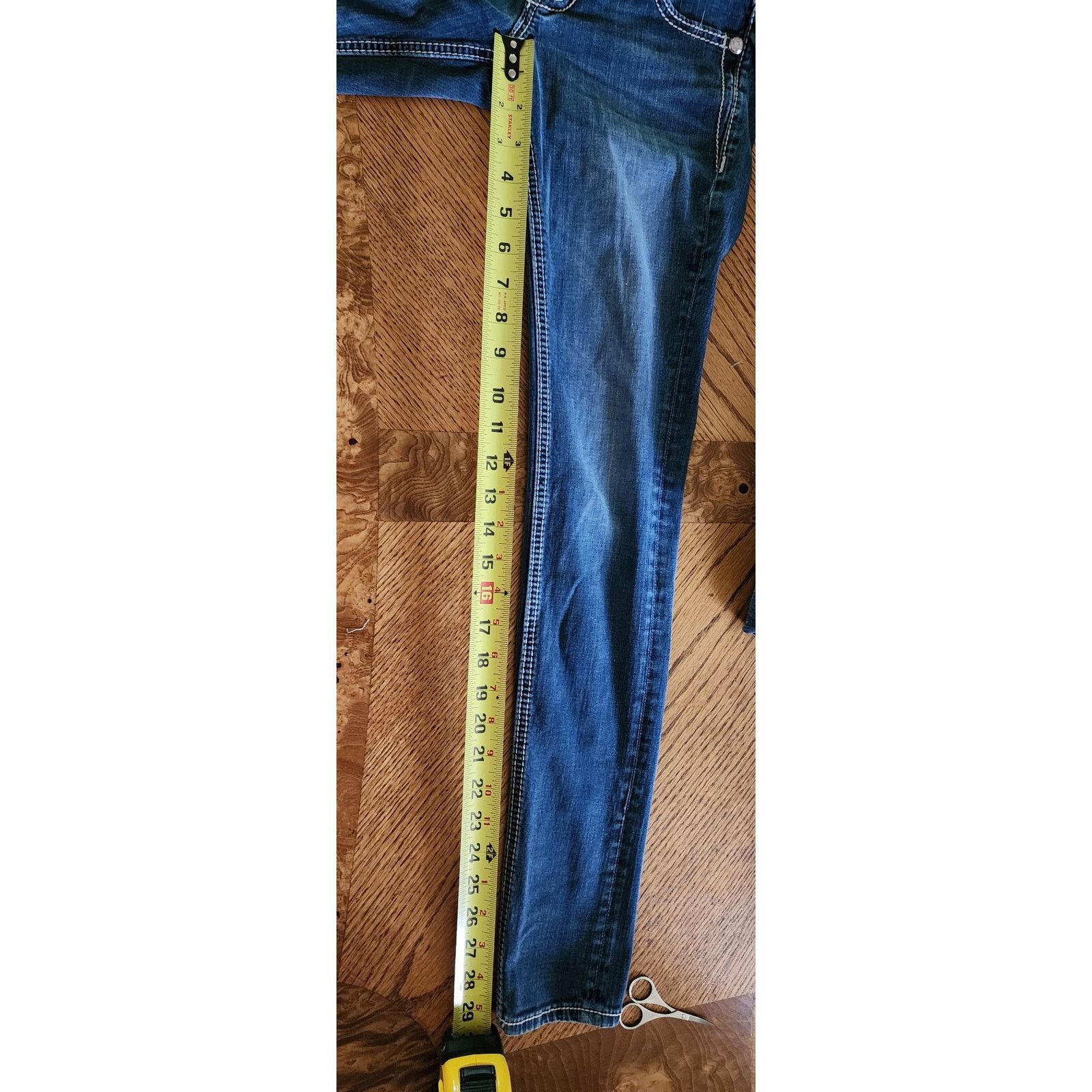 Miss Me Miss Me JP5109G rhinestones studs distressed Jeggins 25 EU Size 26" / US 2 / IT 38 - 12 Thumbnail