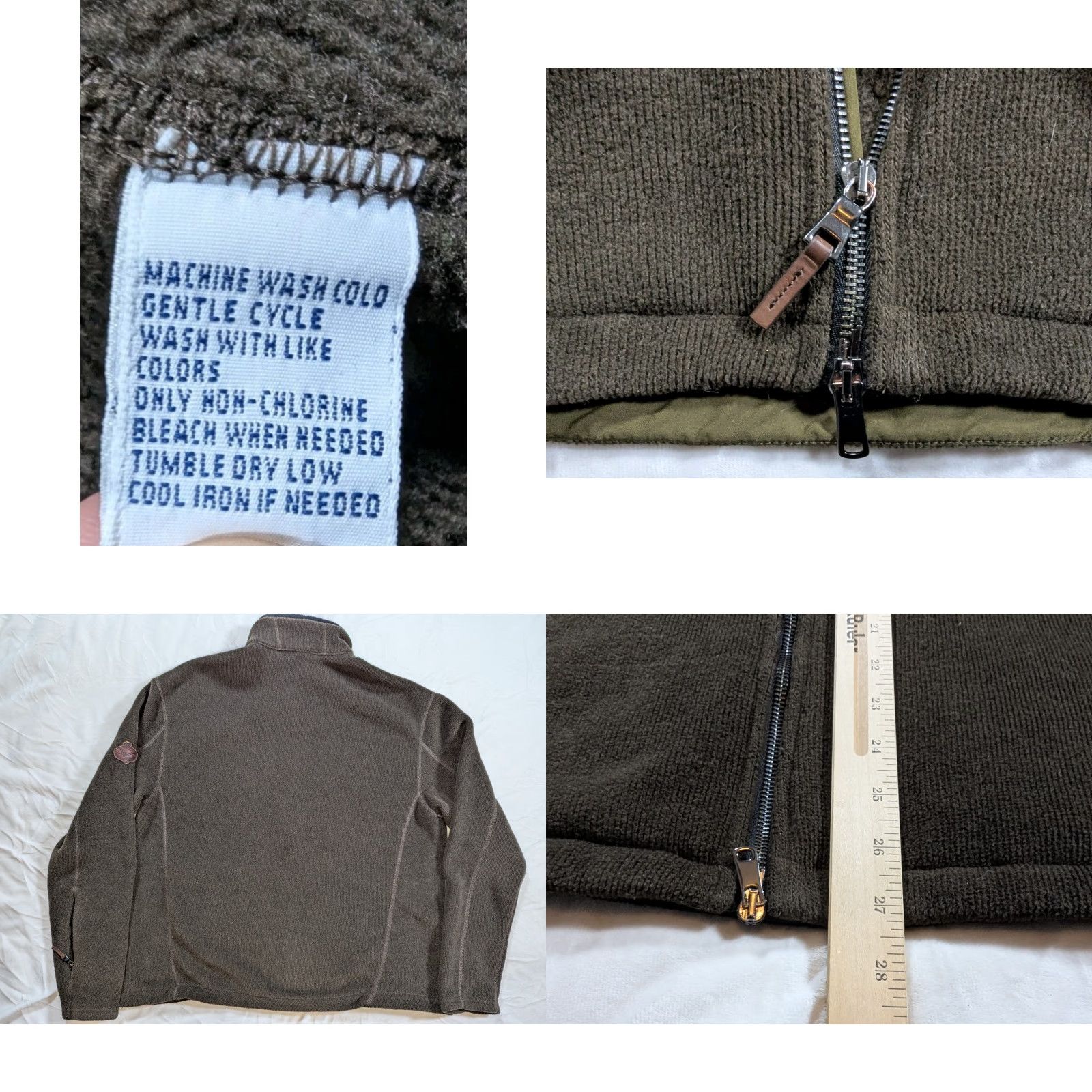 Polo Ralph Lauren VINTAGE Polo Ralph Lauren Jacket Mens XL Brown Fleece Full Zip Pheasant Size US XL / EU 56 / 4 - 8 Thumbnail