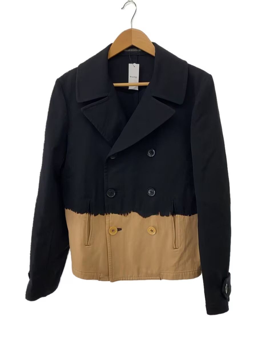 Y's × Yohji Yamamoto AW03 Two Tone Double Breasted Wool Jacket Size US XL / EU 56 / 4 - 1 Thumbnail