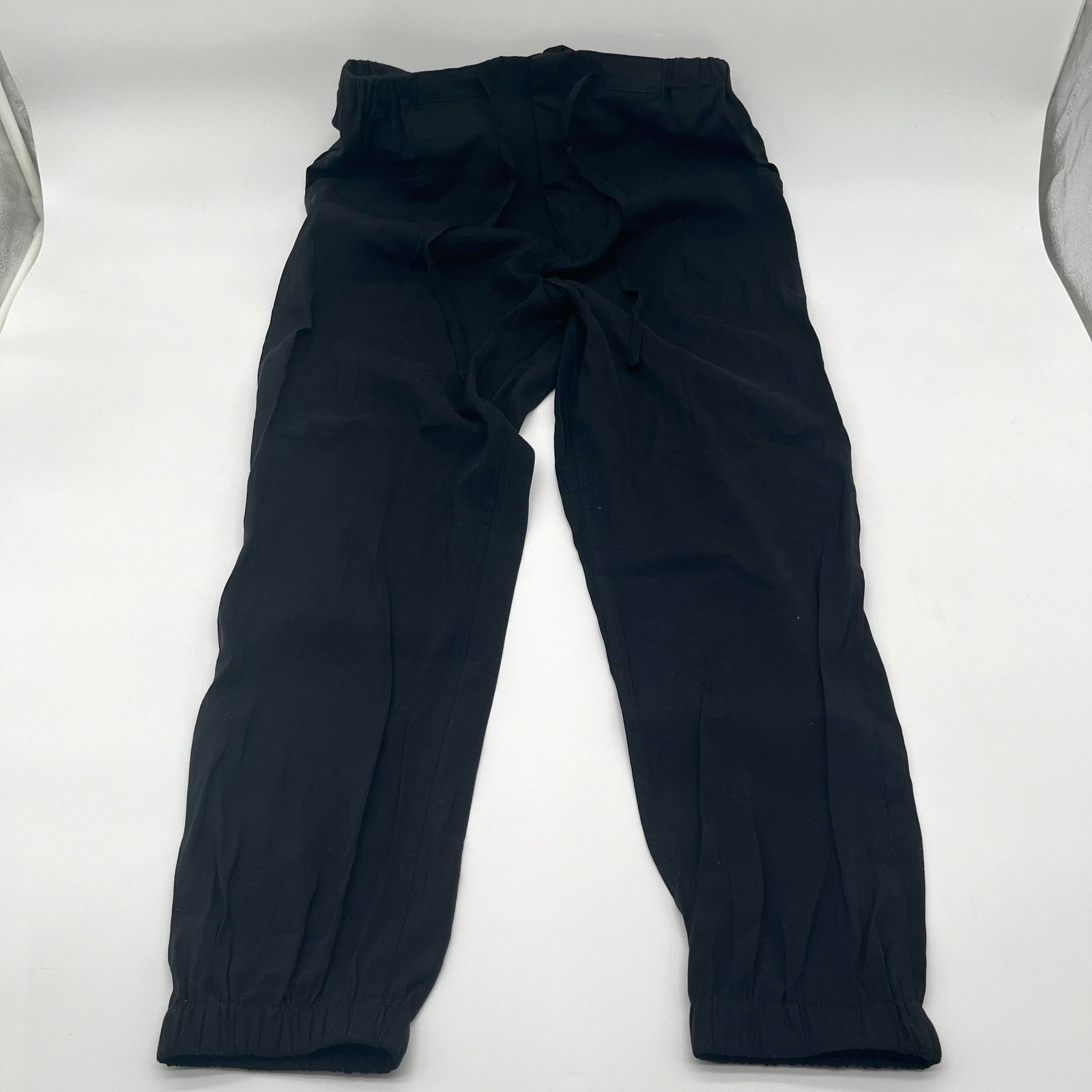 Unknown London ELODIE NWT Black Dress Joggers, Medium Size 32" / US 10 / IT 46 - 2 Thumbnail