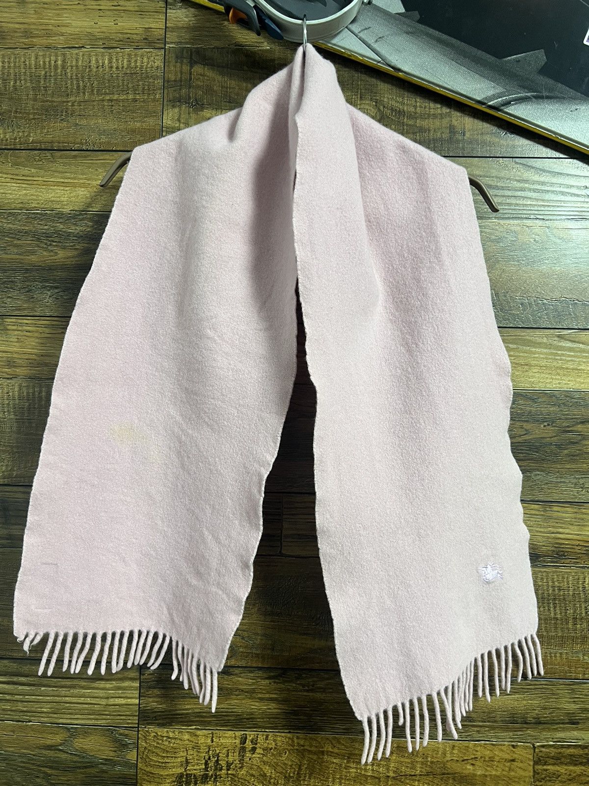 Burberry BURBERRY 💕WOOL PINK SCARF Small logo Size ONE SIZE - 2 Thumbnail