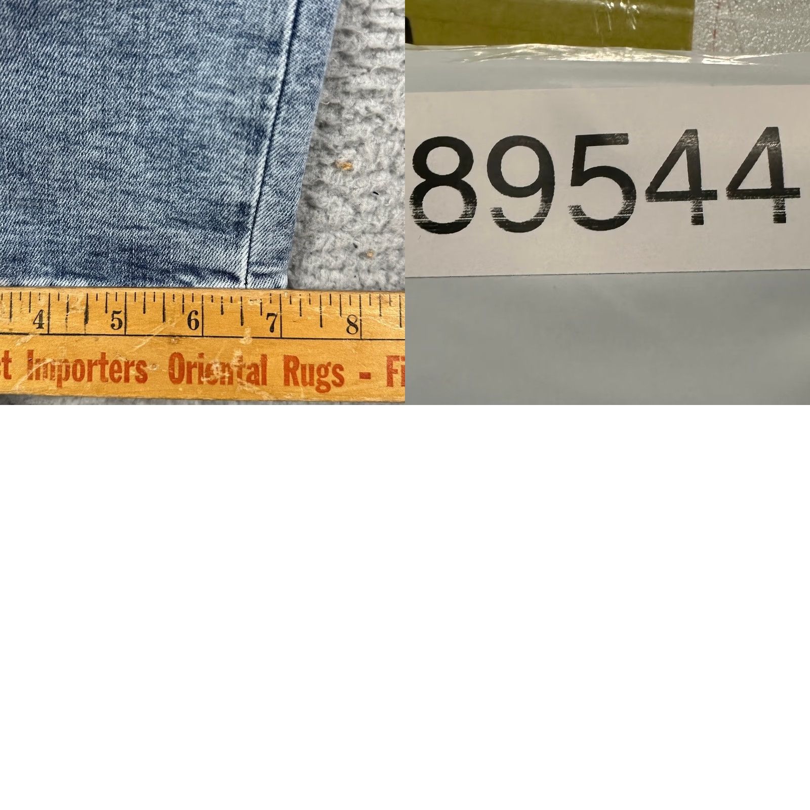 Banana Republic Banana Republic Travel Jean Slim Fit Mens 38X32 Blue Denim Stretch Acid Wash Five-Pocket Casual Everyday All Season Mens Size US 38 / EU 54 - 8 Thumbnail