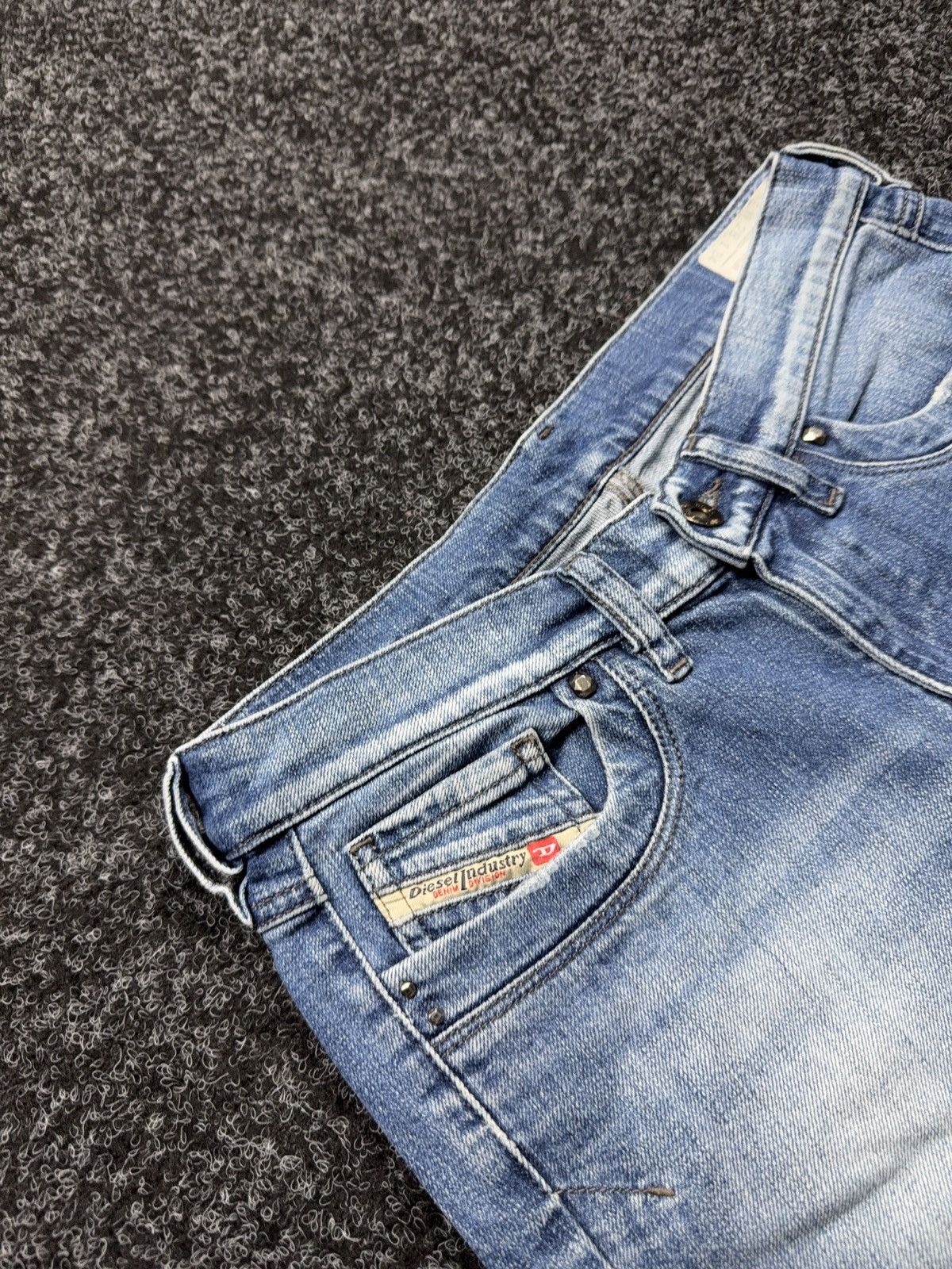 Diesel Luxury Retro 00s Diesel Ronhoir Low Rise Bootcut Jeans Y2K Size 28" / US 6 / IT 42 - 9 Thumbnail