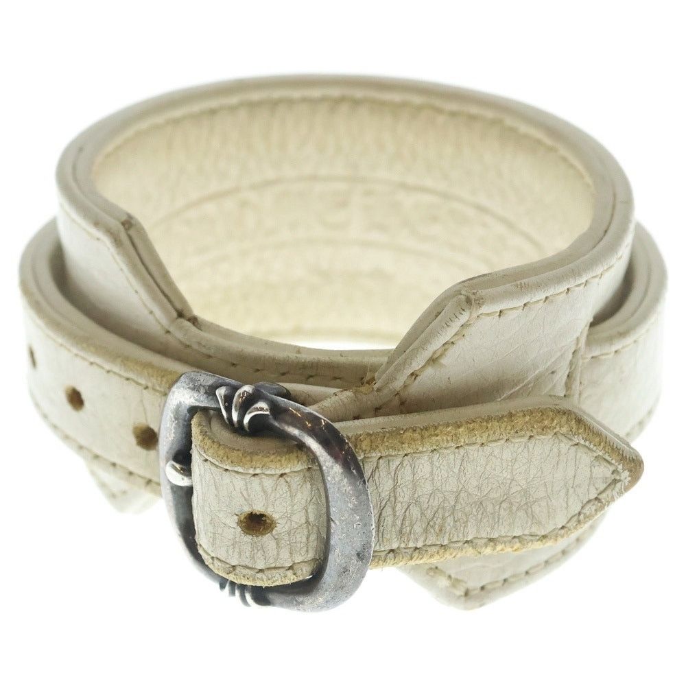 Chrome Hearts Chrome Hearts R&R Rock and Roll Leather Bracelet | Grailed