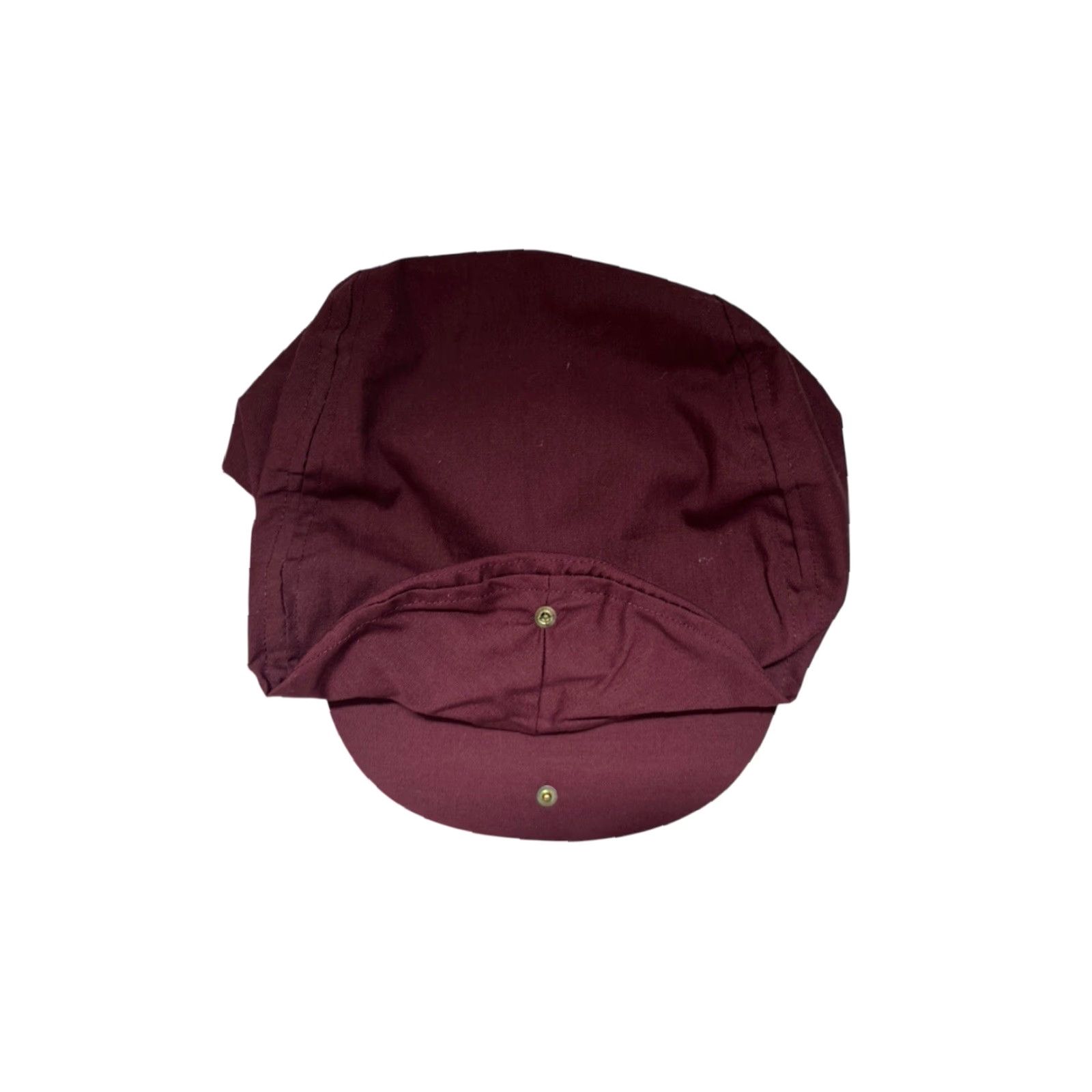 Vintage VINTAGE Unbranded Flat Cap Hat Men L Red 90s Deadstock NWOT Made in USA Cabbie Drivers Cap Mens Size ONE SIZE - 4 Thumbnail