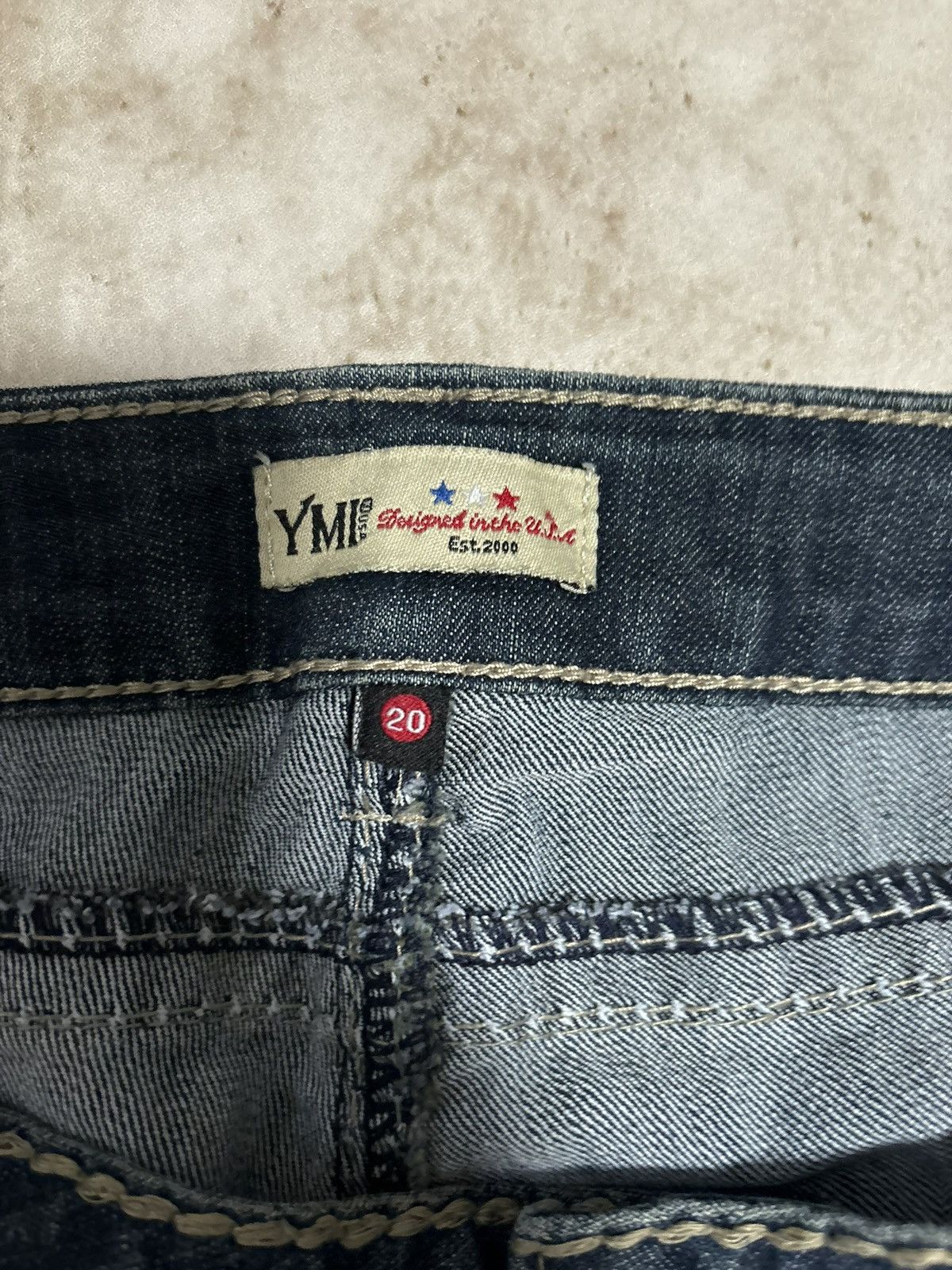 Other Flared Jeans W/ Studded Pockets Size US 40 / EU 56 - 2 Thumbnail